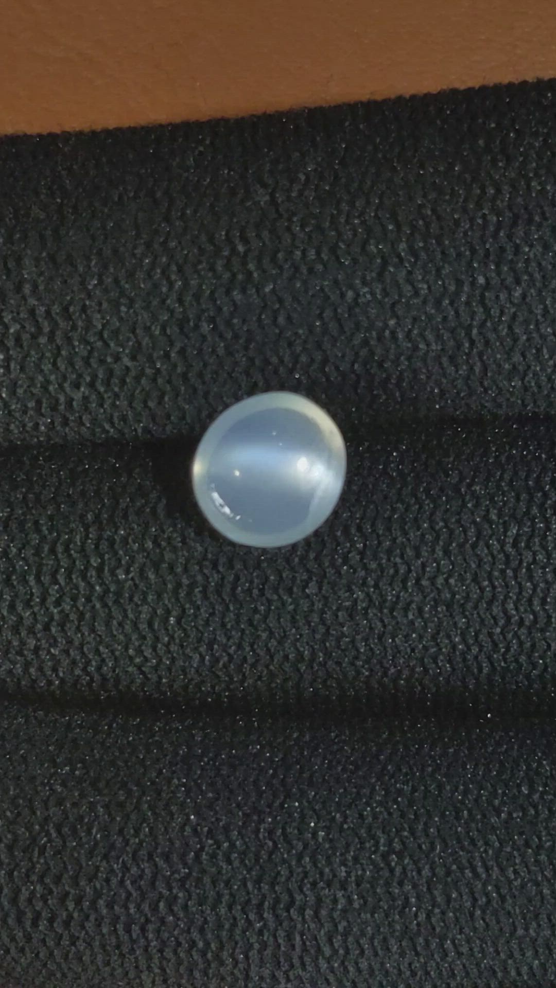 1.96 Ct. White Cabochon Moonstone from Ceylon (Sri Lanka) Size Video