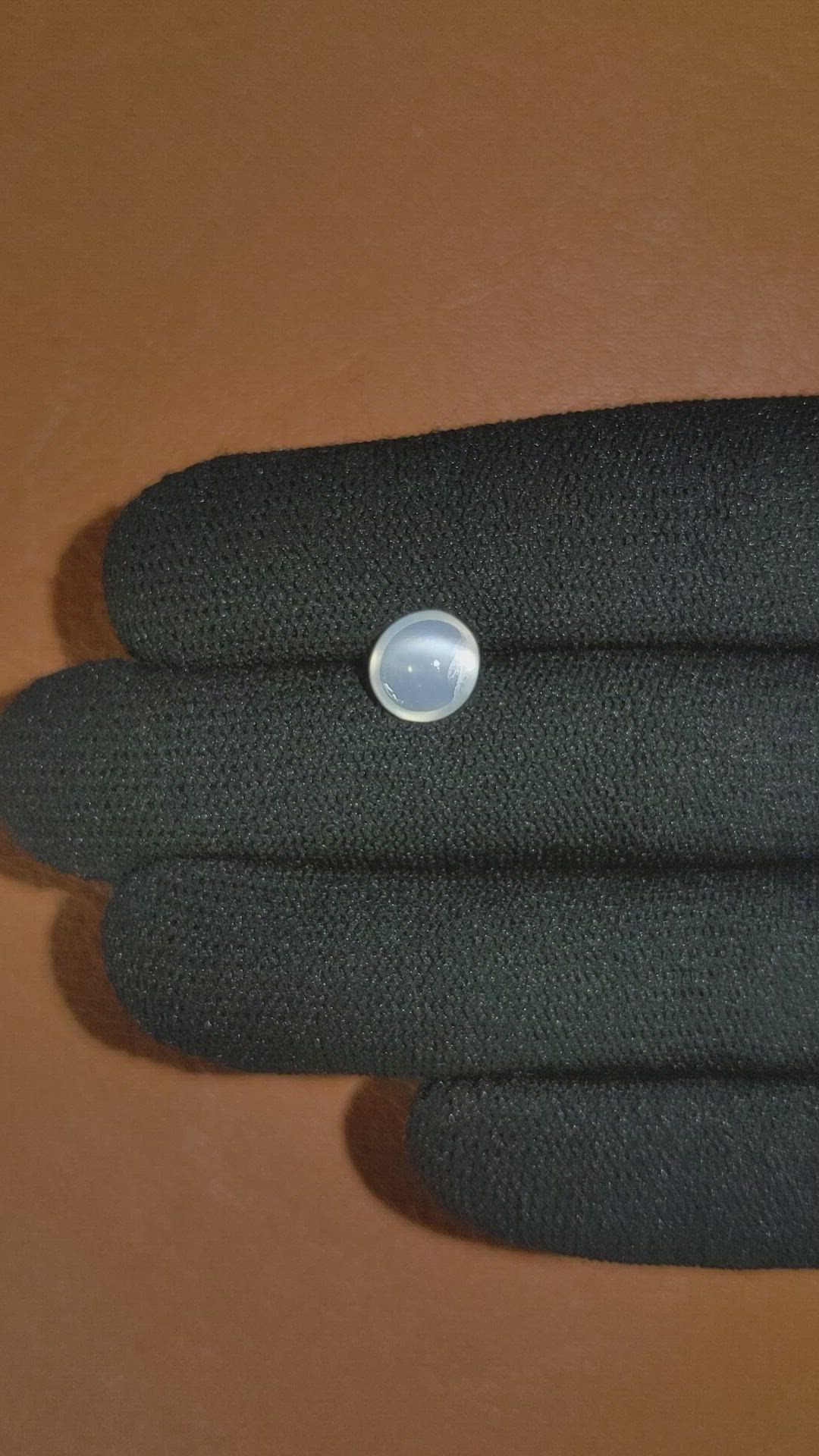 1.96 Ct. White Cabochon Moonstone from Ceylon (Sri Lanka) Size Video