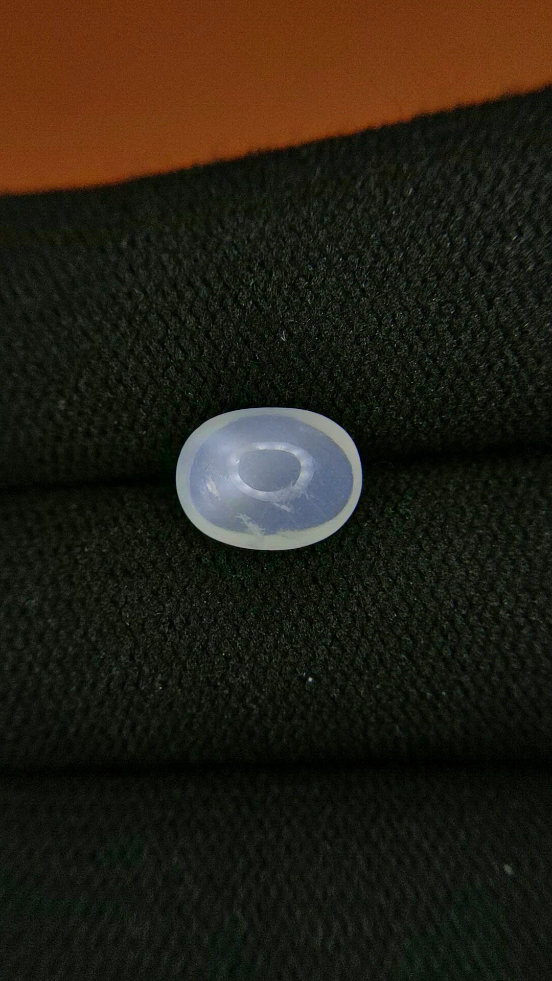 2.07 Ct. White Cabochon Moonstone from Ceylon (Sri Lanka) Size Video
