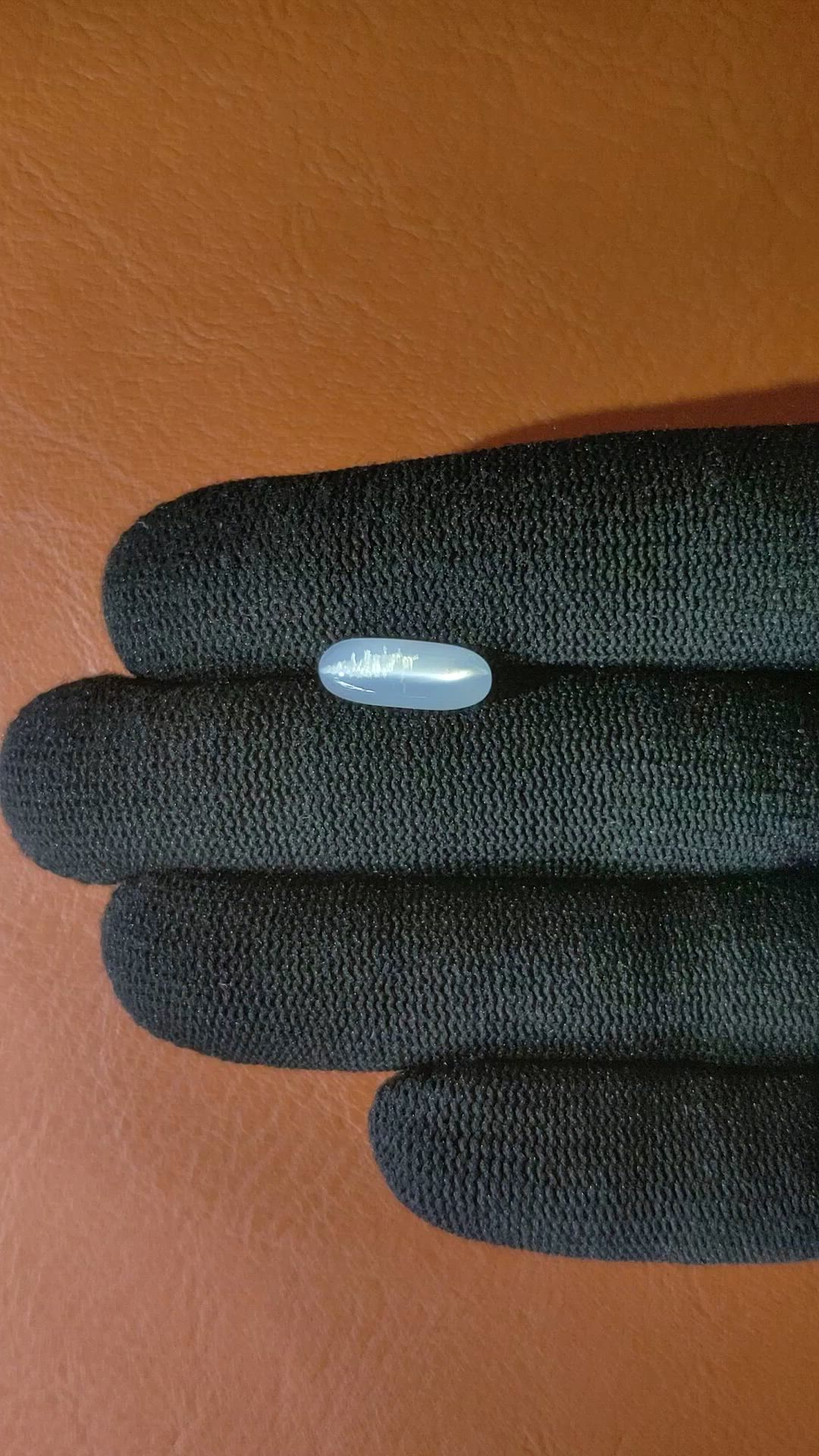 2.16 Ct. White Cabochon Moonstone from Ceylon (Sri Lanka) Size Video