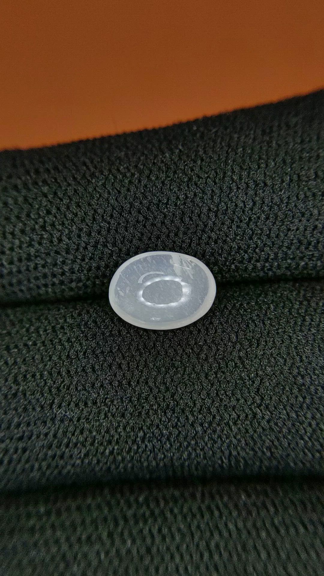 1.65 Ct. White Cabochon Moonstone from Ceylon (Sri Lanka) Size Video
