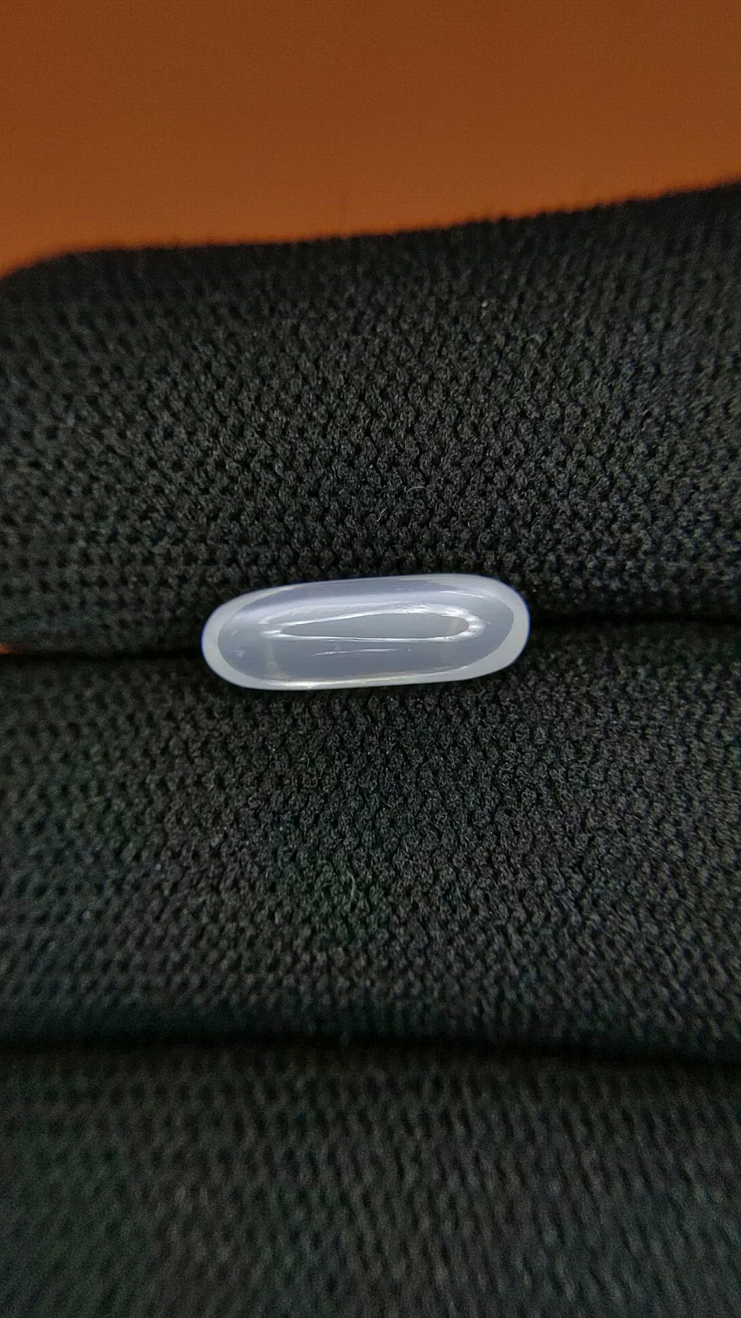 1.71 Ct. White Cabochon Moonstone from Ceylon (Sri Lanka) Size Video