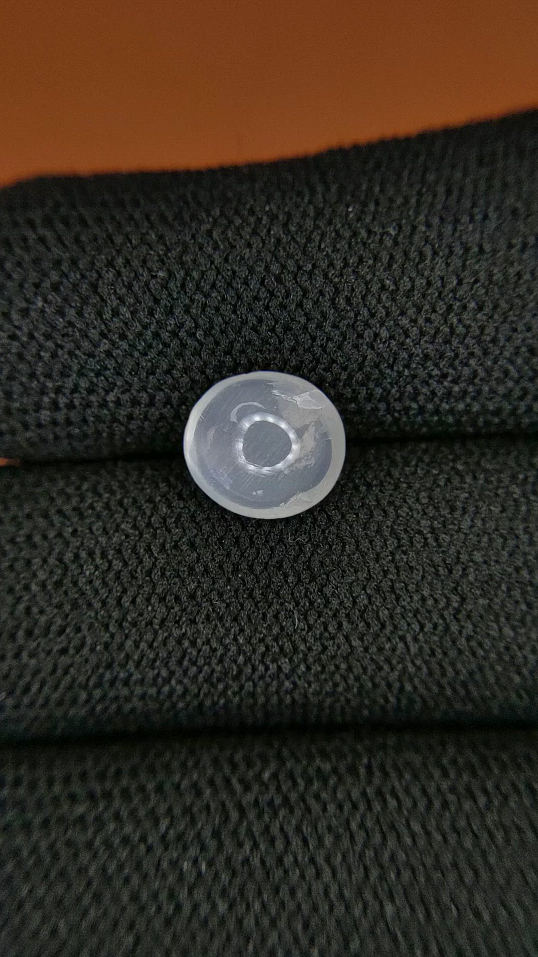 1.70 Ct. White Cabochon Moonstone from Ceylon (Sri Lanka) Size Video
