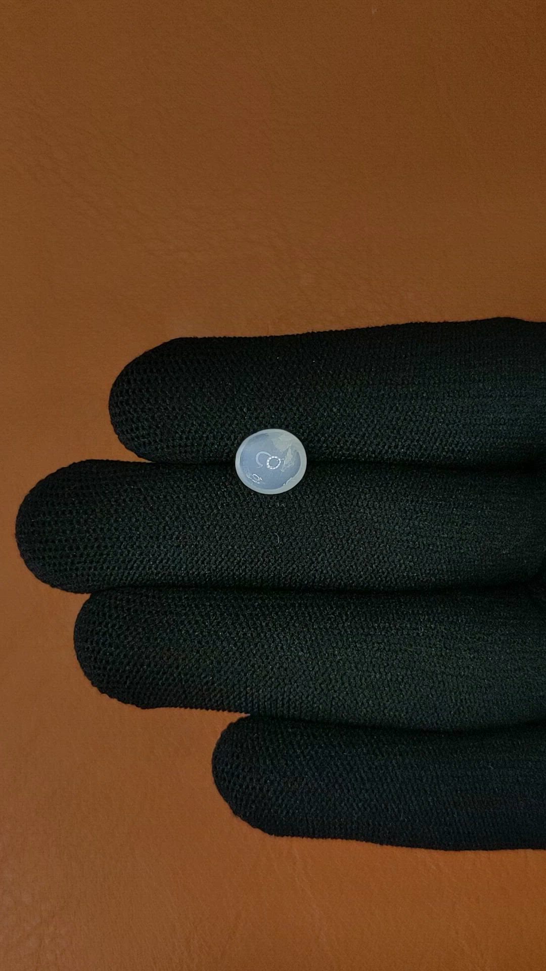 1.70 Ct. White Cabochon Moonstone from Ceylon (Sri Lanka) Size Video