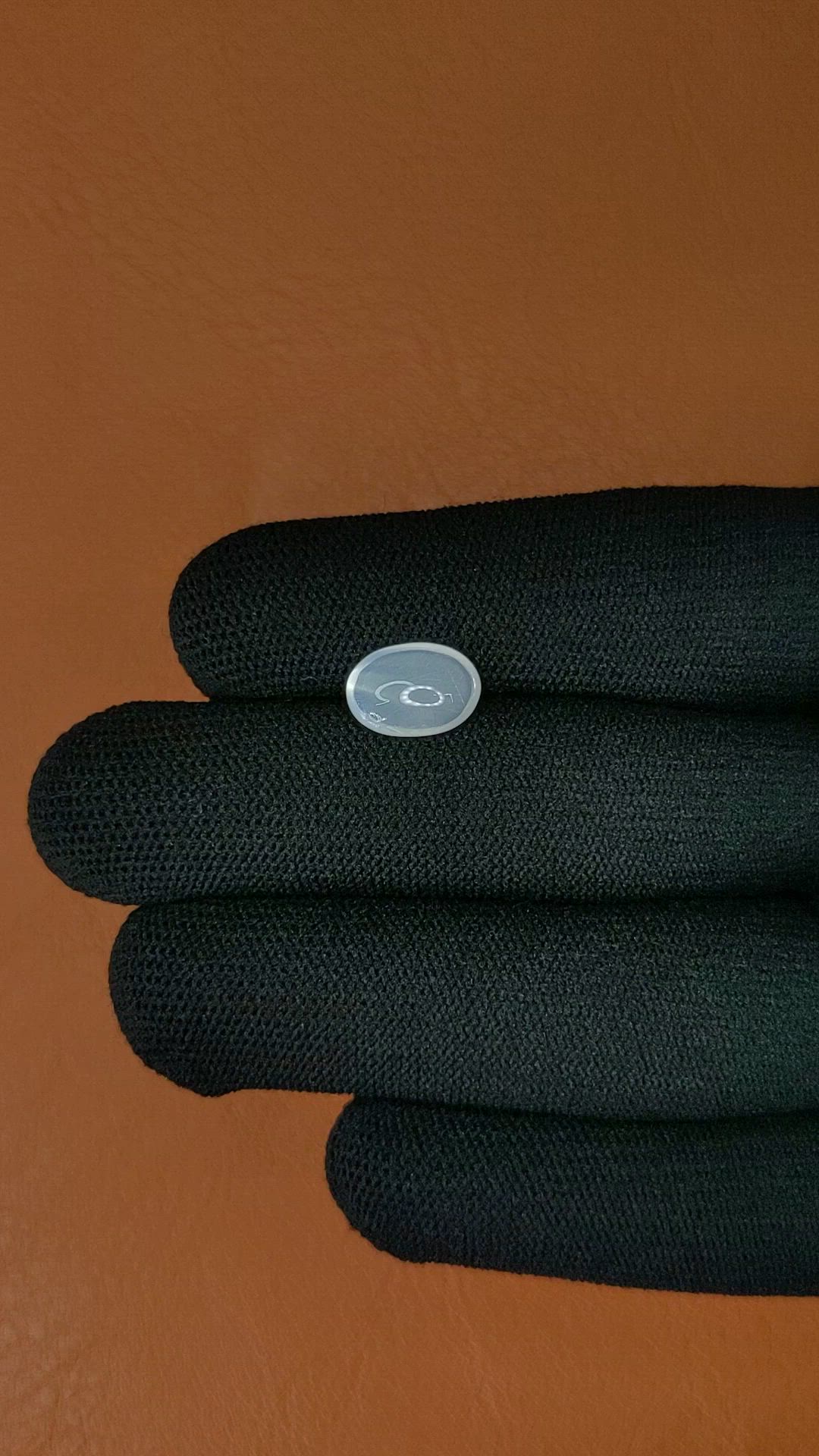 1.92 Ct. White Cabochon Moonstone from Ceylon (Sri Lanka) Size Video