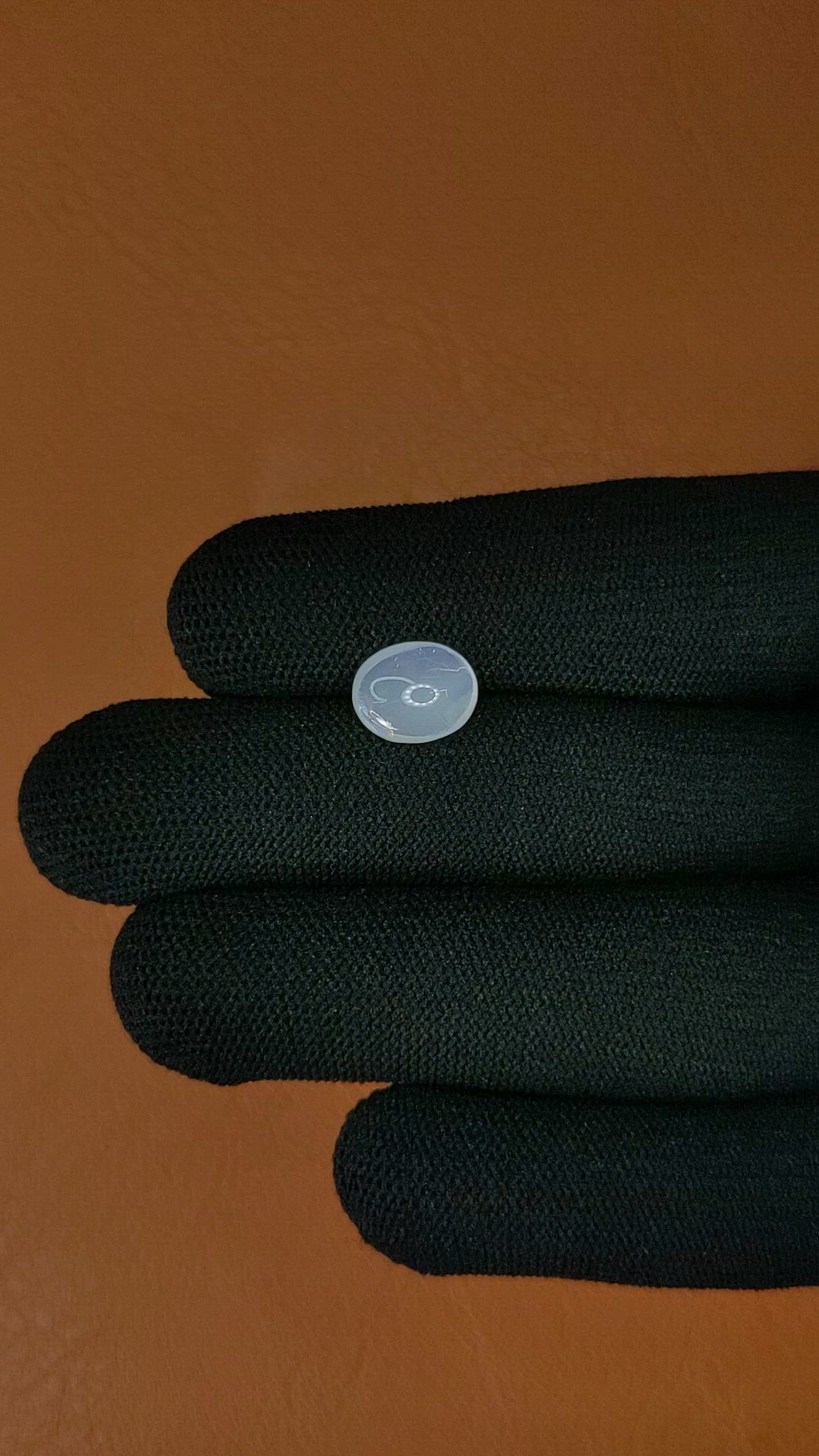 1.93 Ct. White Cabochon Moonstone from Ceylon (Sri Lanka) Size Video