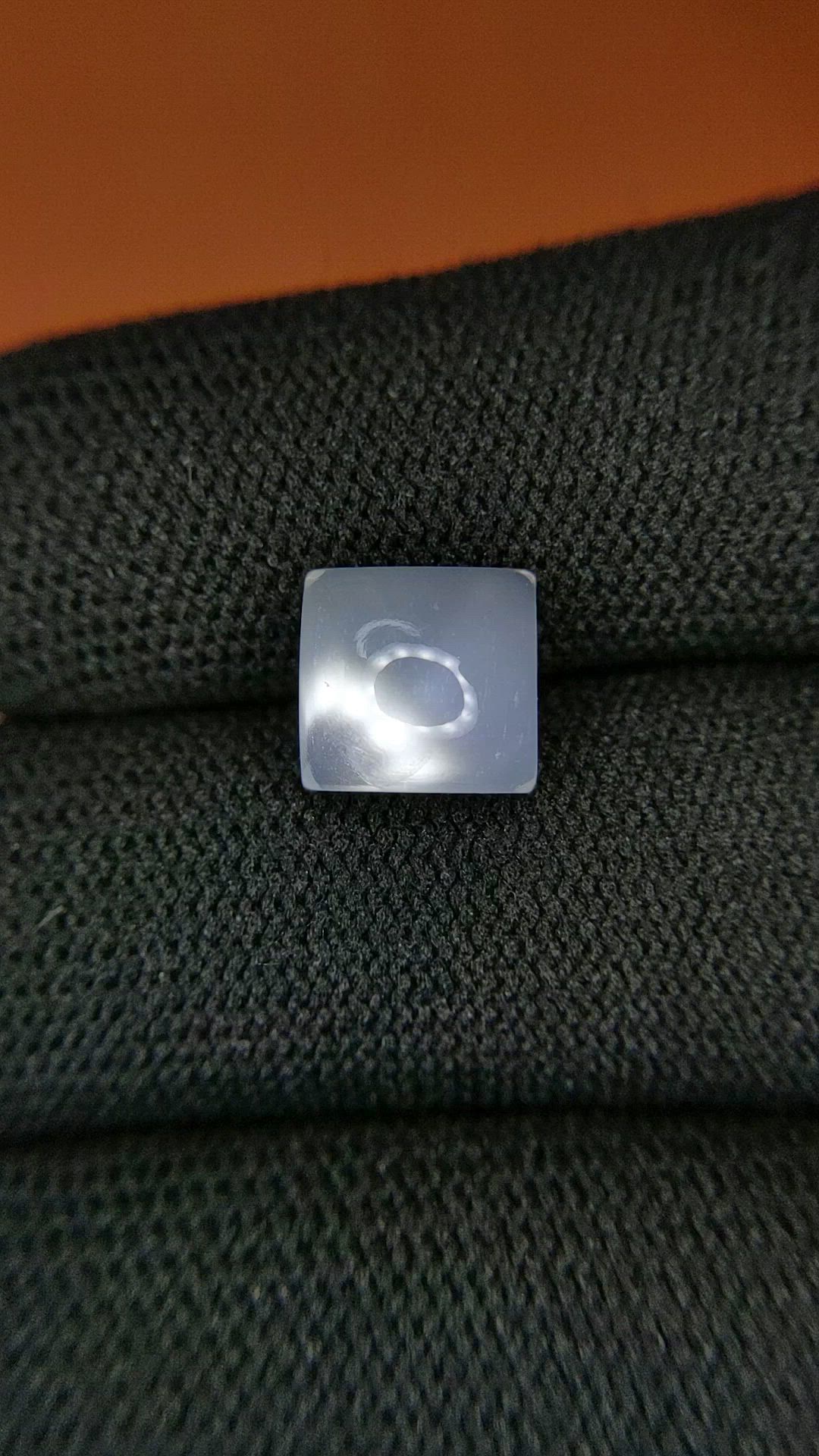 2.91 Ct. White Cabochon Moonstone from Ceylon (Sri Lanka) Size Video