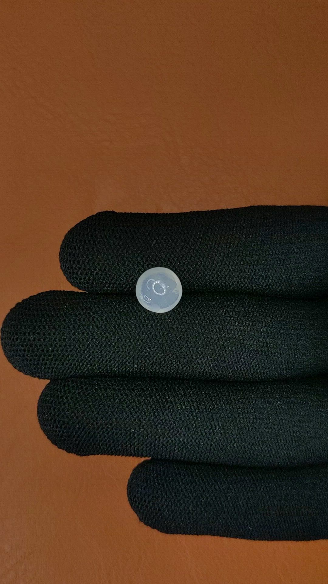 1.76 Ct. White Cabochon Moonstone from Ceylon (Sri Lanka) Size Video