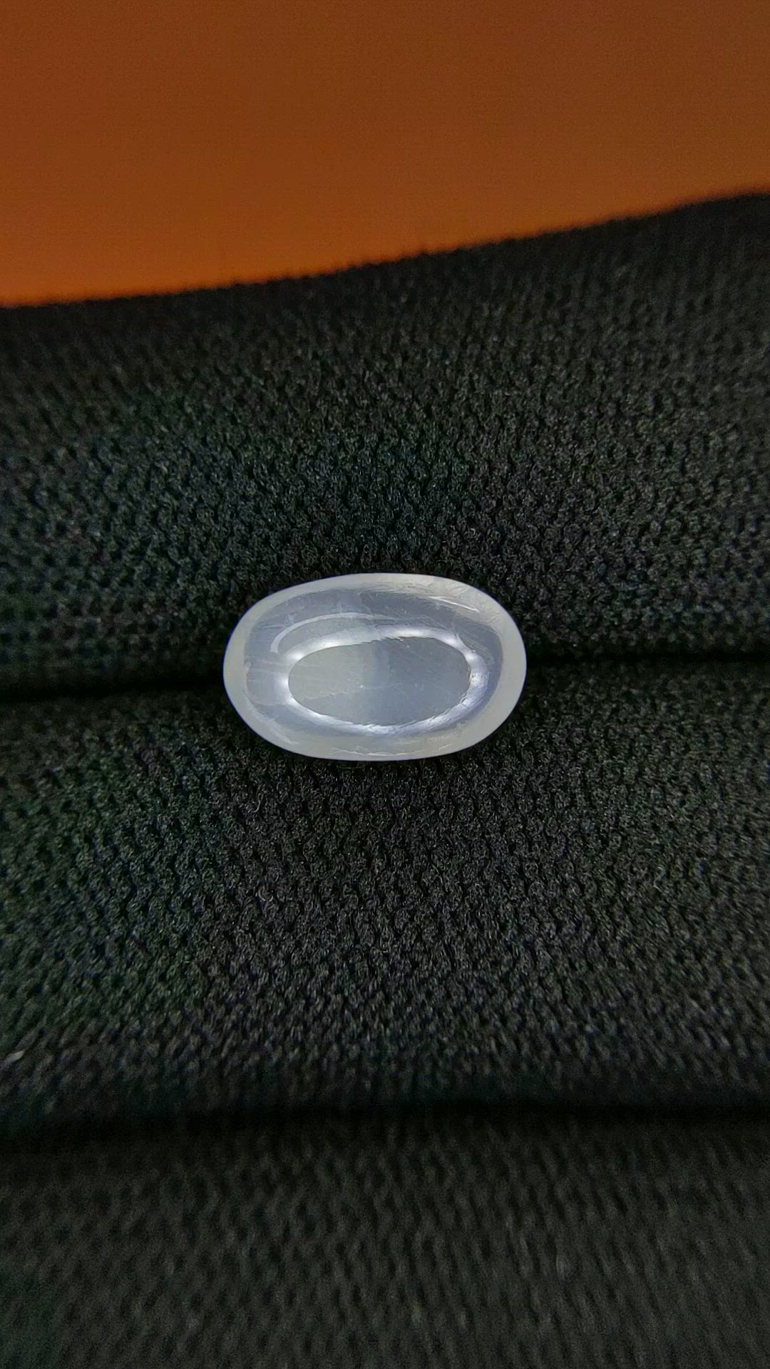 1.90 Ct. White Cabochon Moonstone from Ceylon (Sri Lanka) Size Video