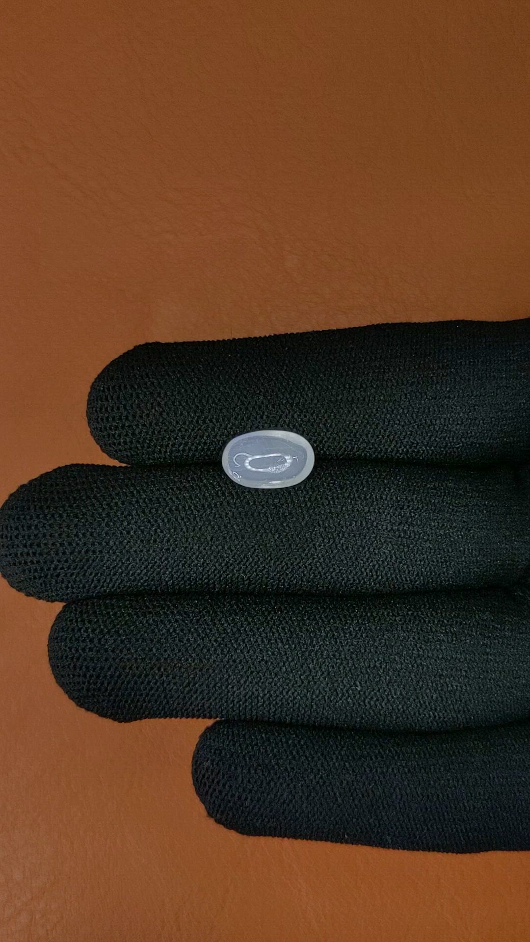 1.90 Ct. White Cabochon Moonstone from Ceylon (Sri Lanka) Size Video