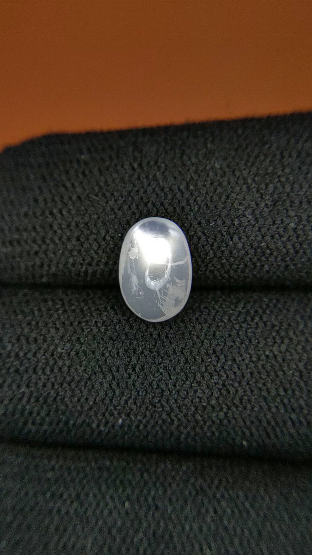 1.94 Ct. White Cabochon Moonstone from Ceylon (Sri Lanka) Size Video