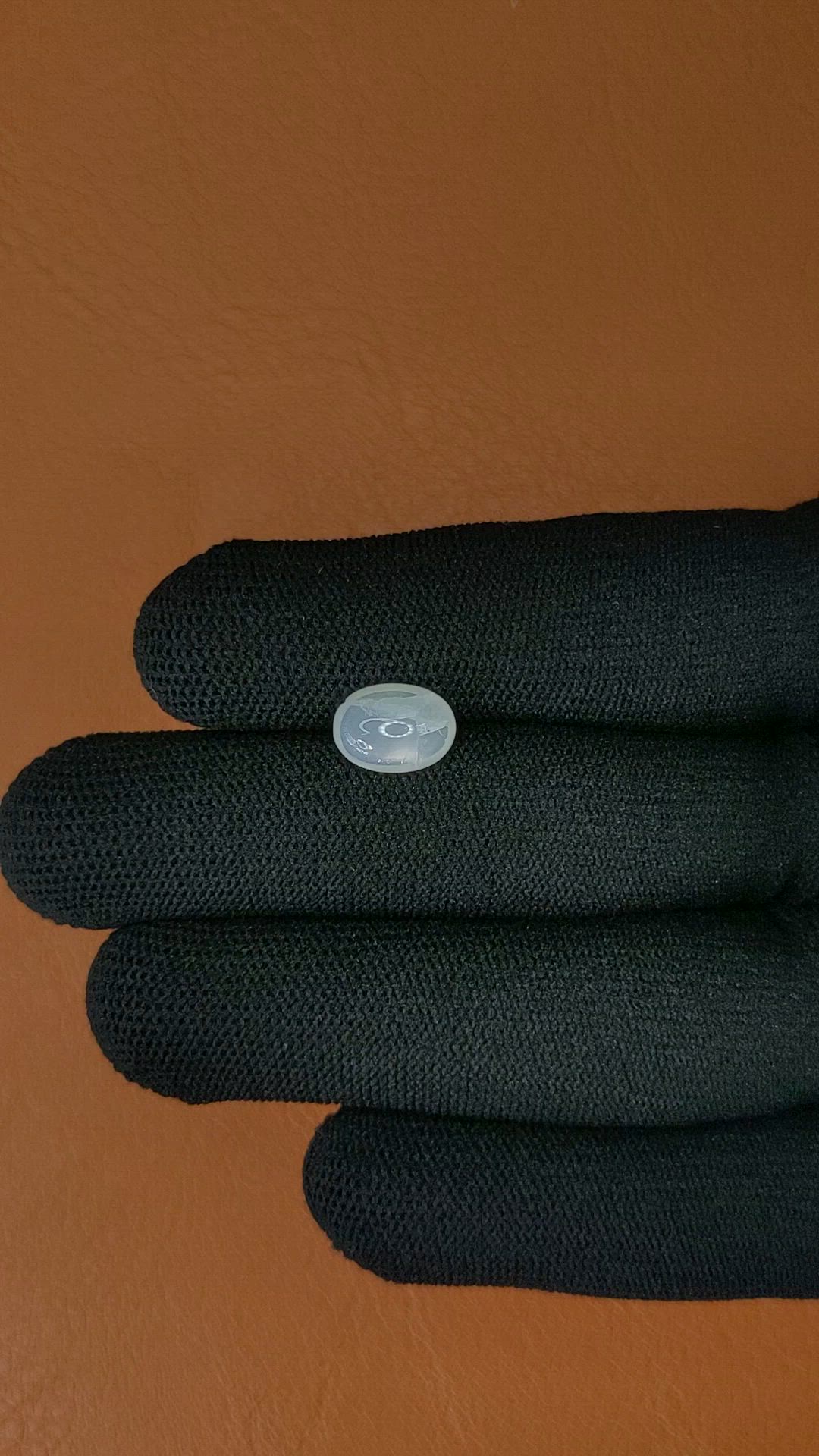 1.81 Ct. White Cabochon Moonstone from Ceylon (Sri Lanka) Size Video
