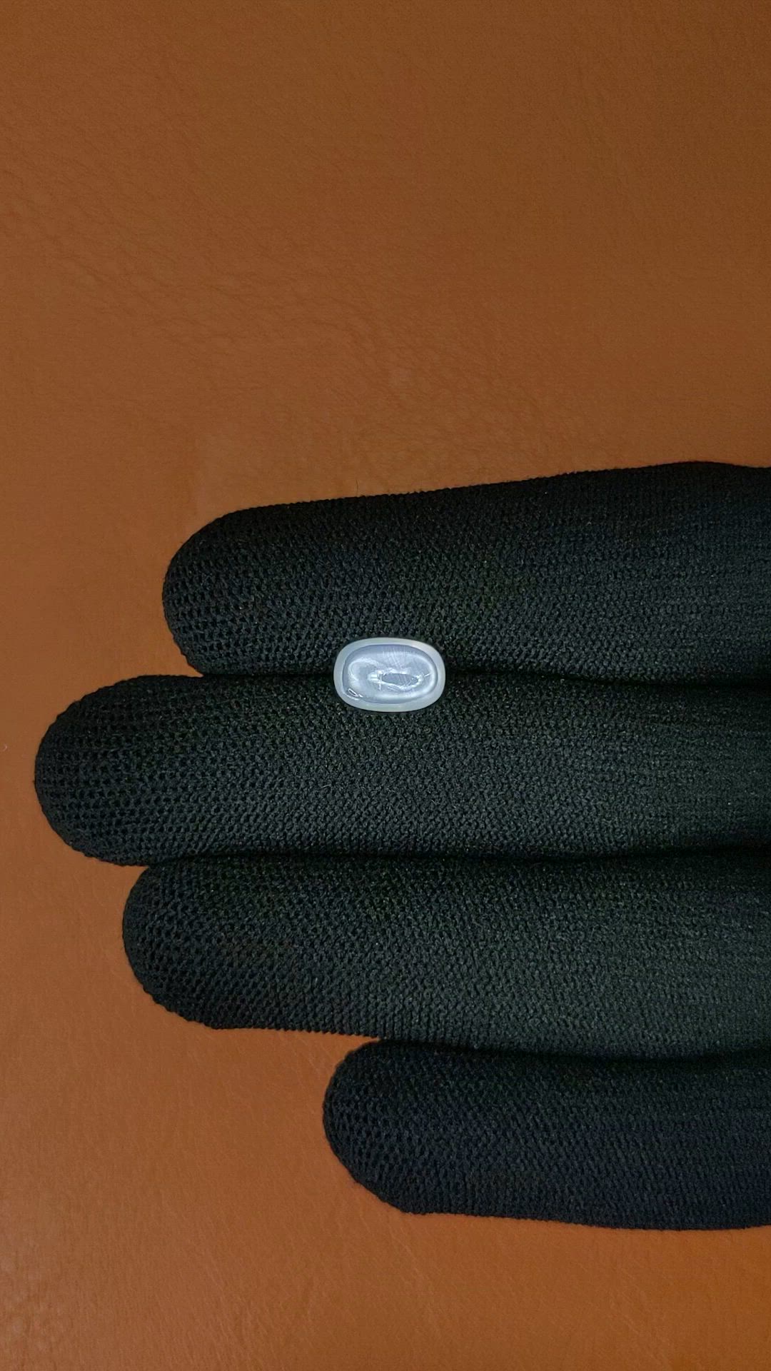 1.32 Ct. White Cabochon Moonstone from Ceylon (Sri Lanka) Size Video