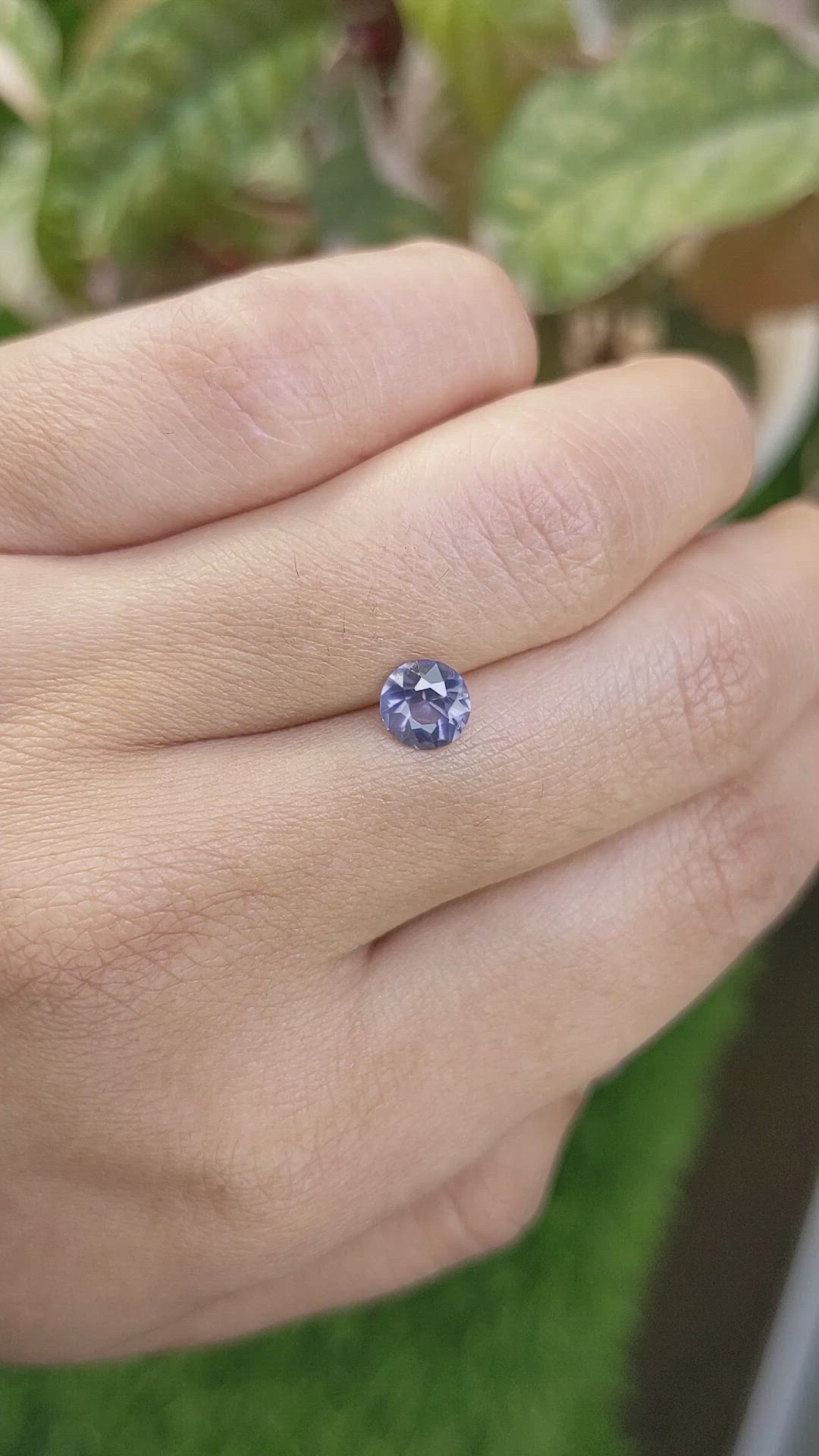 0.90 Ct. Violet Spinel from Ceylon (Sri Lanka) Size Video