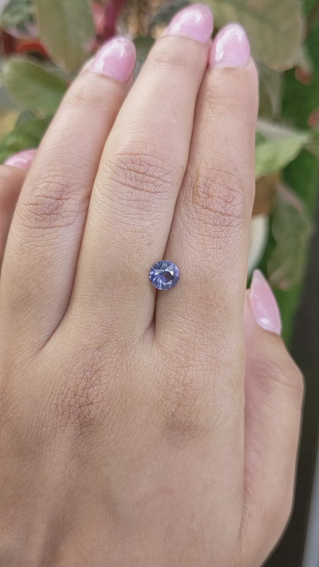 0.90 Ct. Violet Spinel from Ceylon (Sri Lanka) Size Video