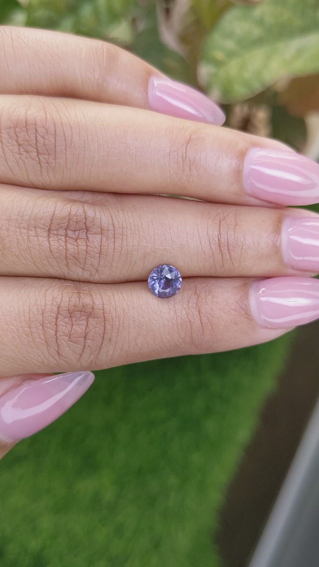 0.90 Ct. Violet Spinel from Ceylon (Sri Lanka) Size Video