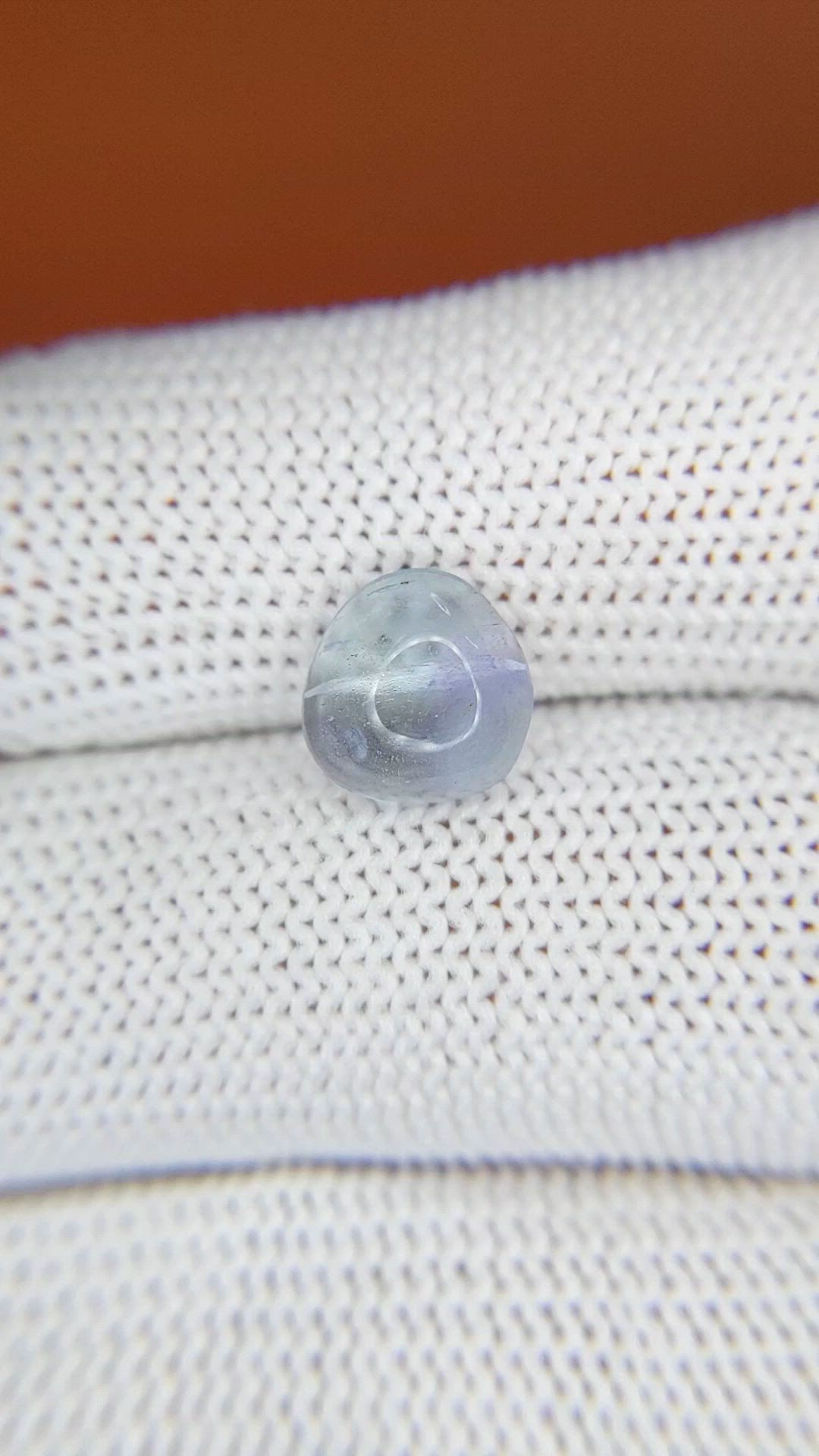2.50 Ct. Sky Blue Cabochon Topaz from Ceylon (Sri Lanka) Size Video