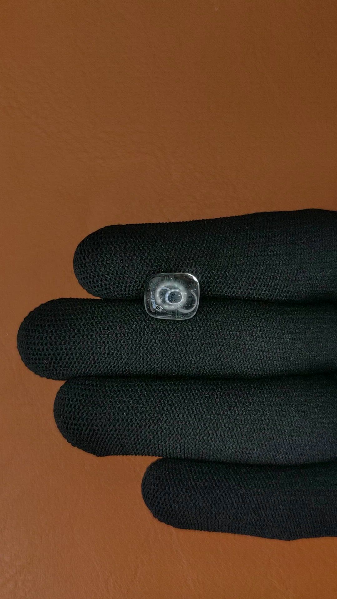 6.35 Ct. White Cabochon Quartz from Madagascar Size Video