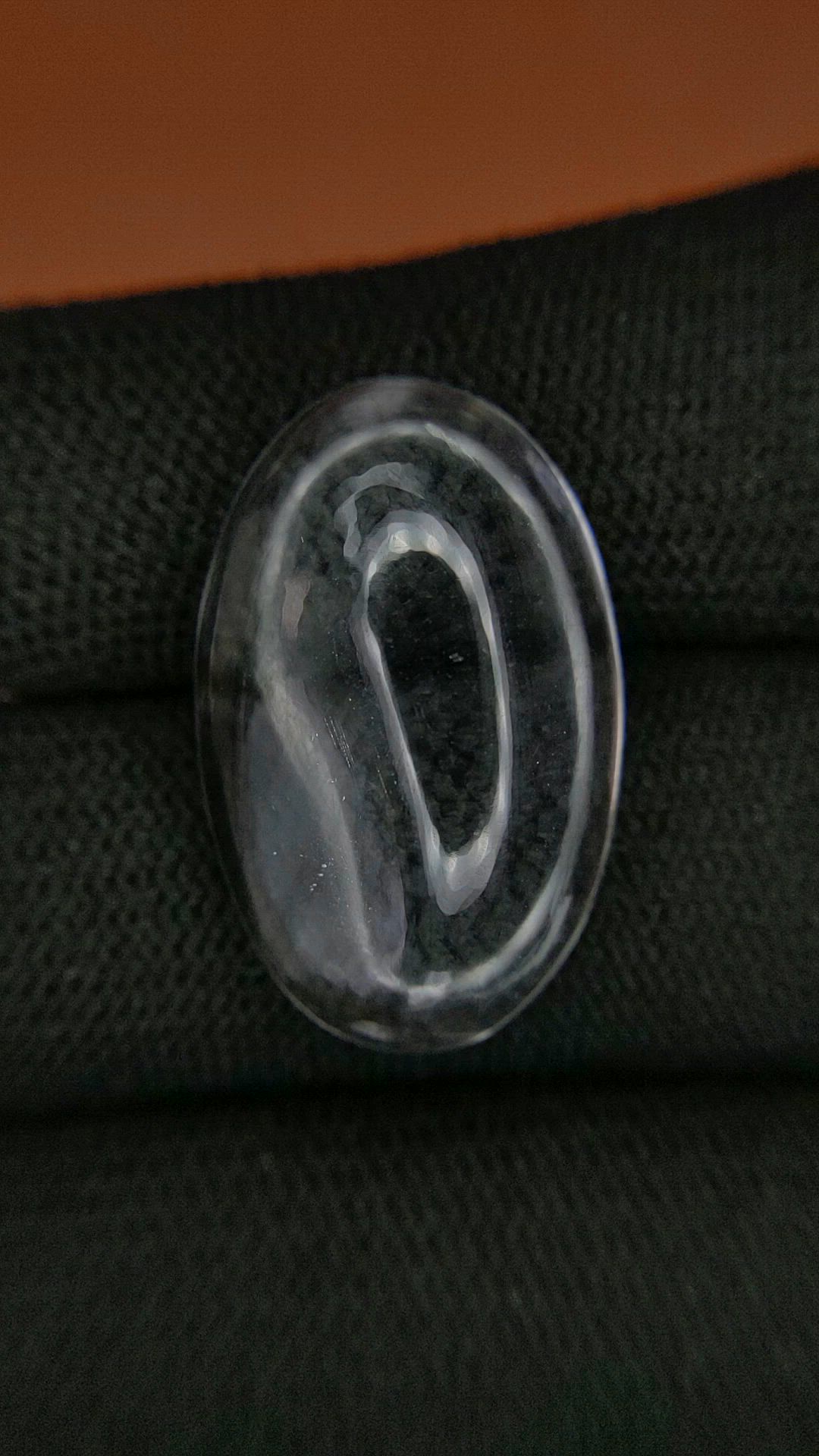 18.41 Ct. White Cabochon Quartz from Madagascar Size Video