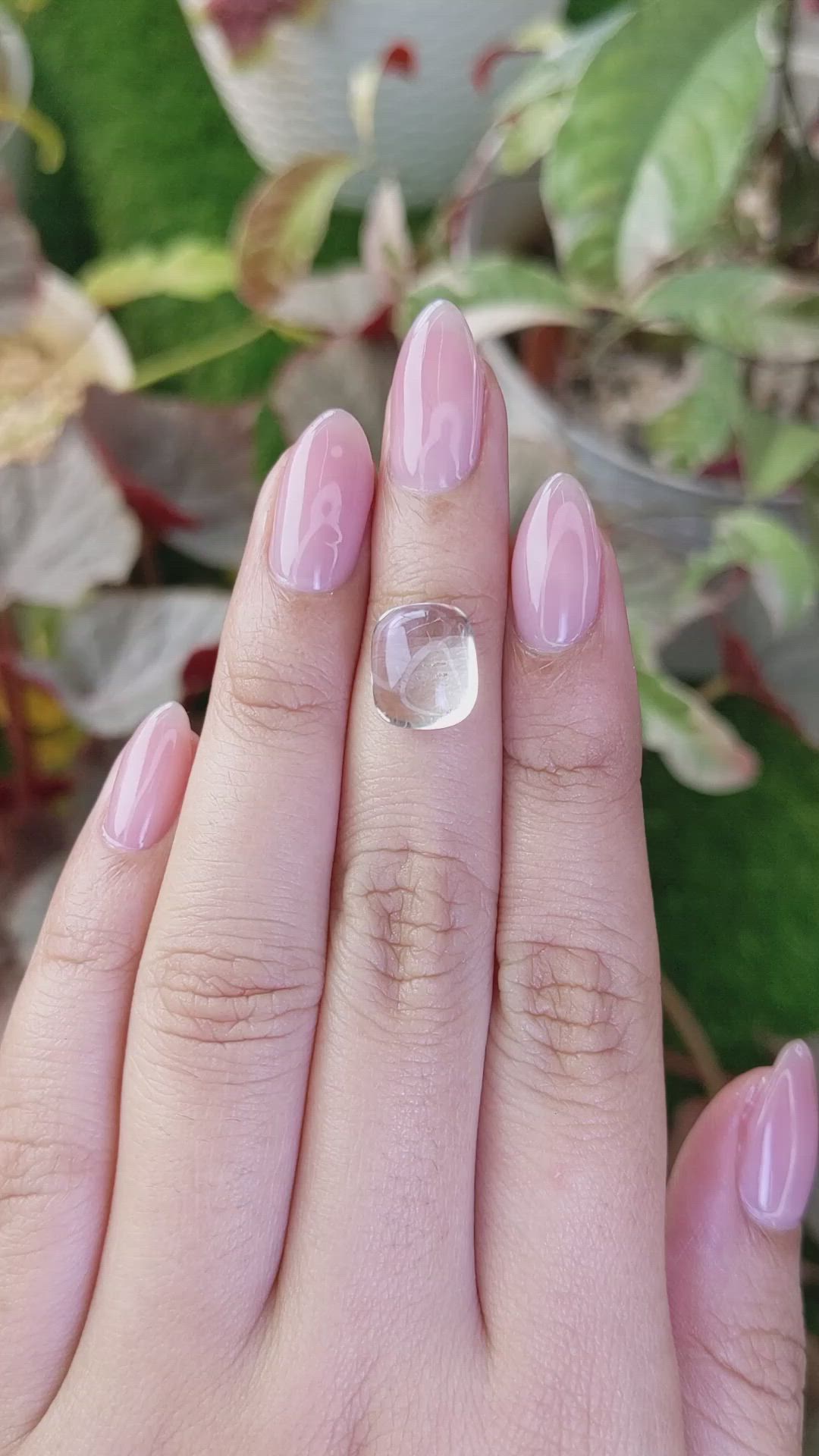 4.94 Ct. White Cabochon Quartz from Madagascar Size Video