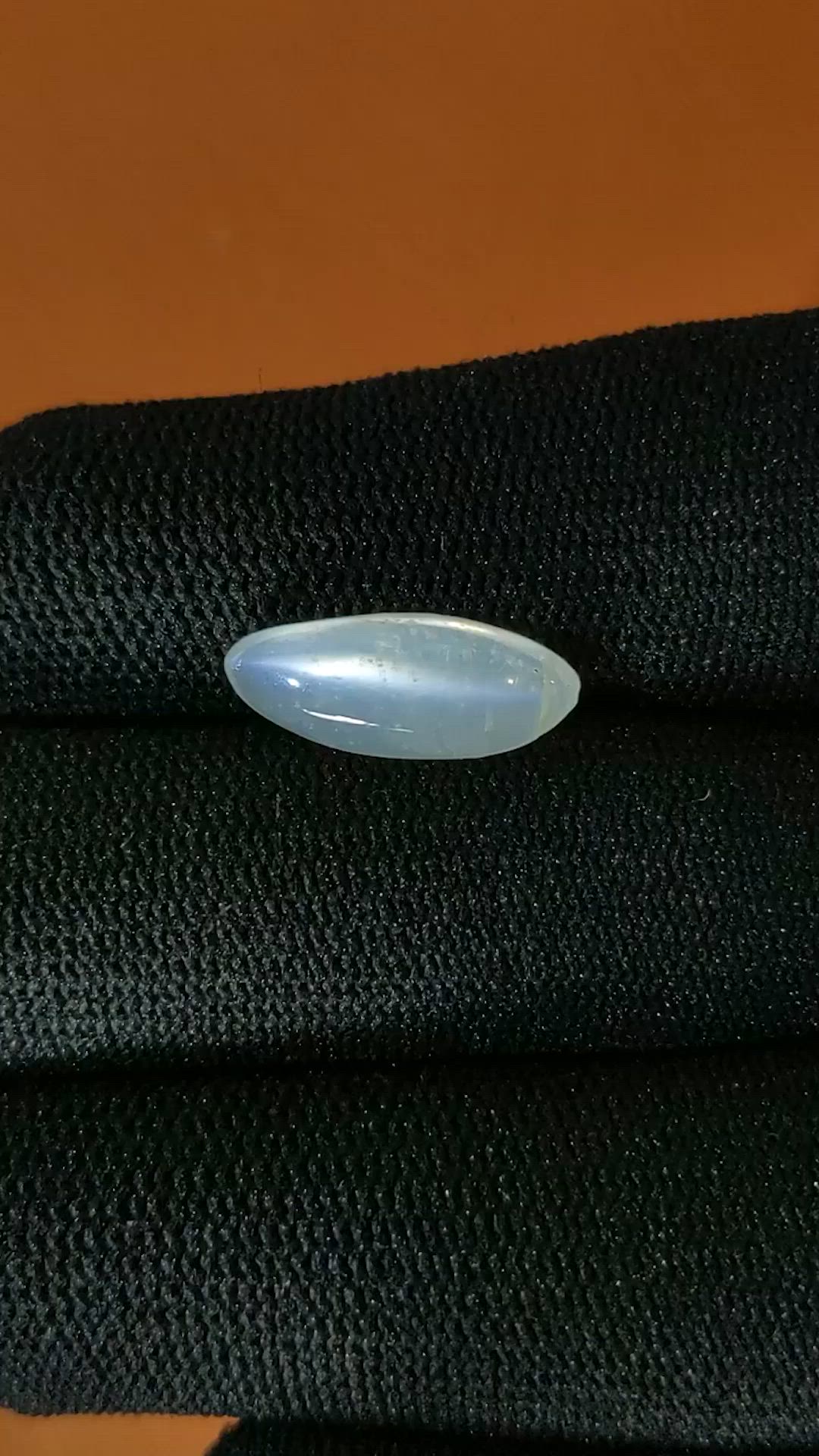 3.25 Ct. White Cabochon Moonstone from Ceylon (Sri Lanka) Size Video