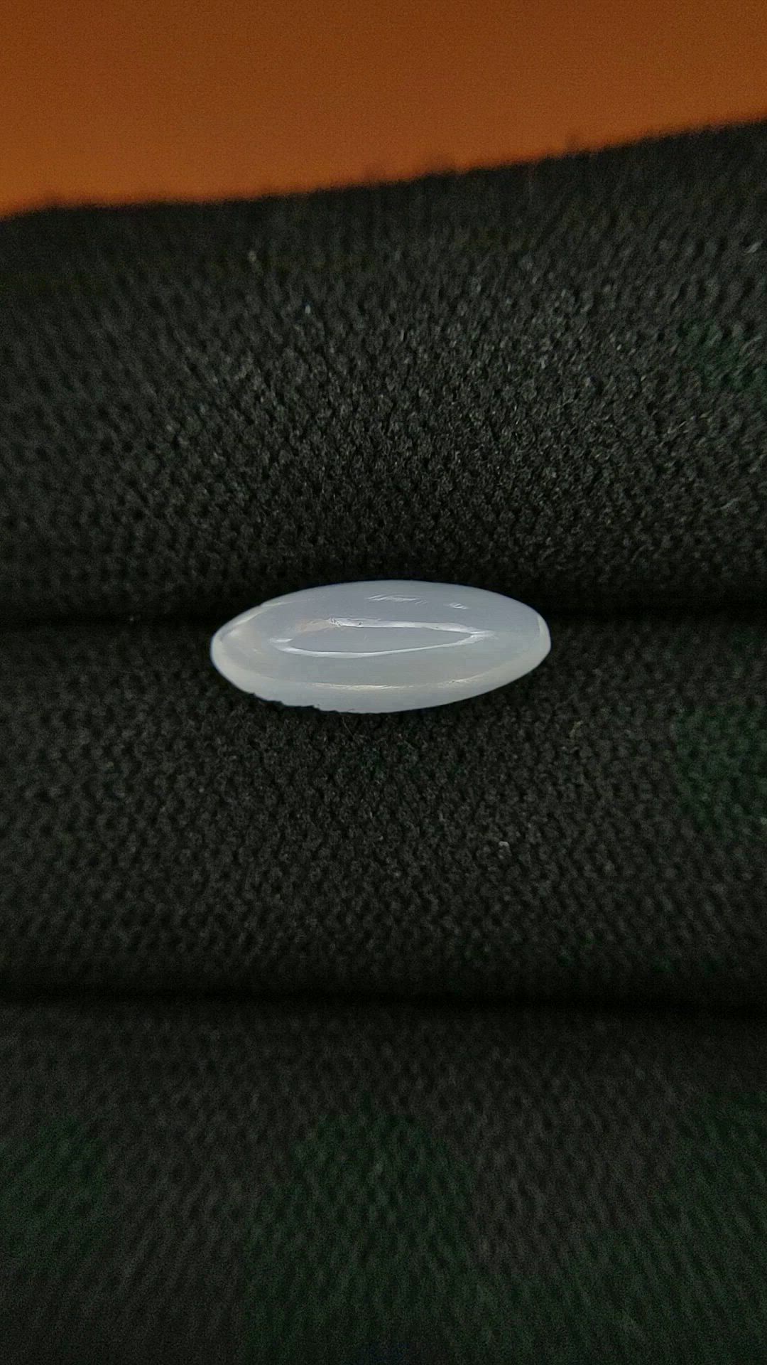 2.23 Ct. White Cabochon Moonstone from Ceylon (Sri Lanka) Size Video