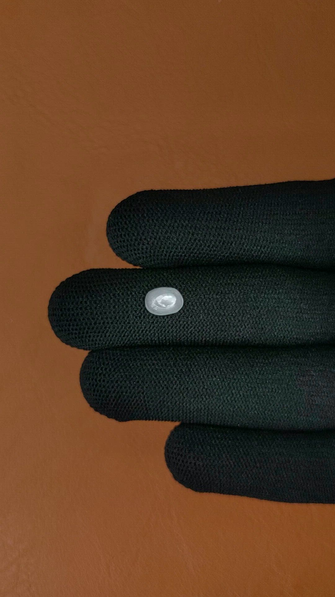 1.19 Ct. Blue Flash Cabochon Moonstone from Ceylon (Sri Lanka) Size Video