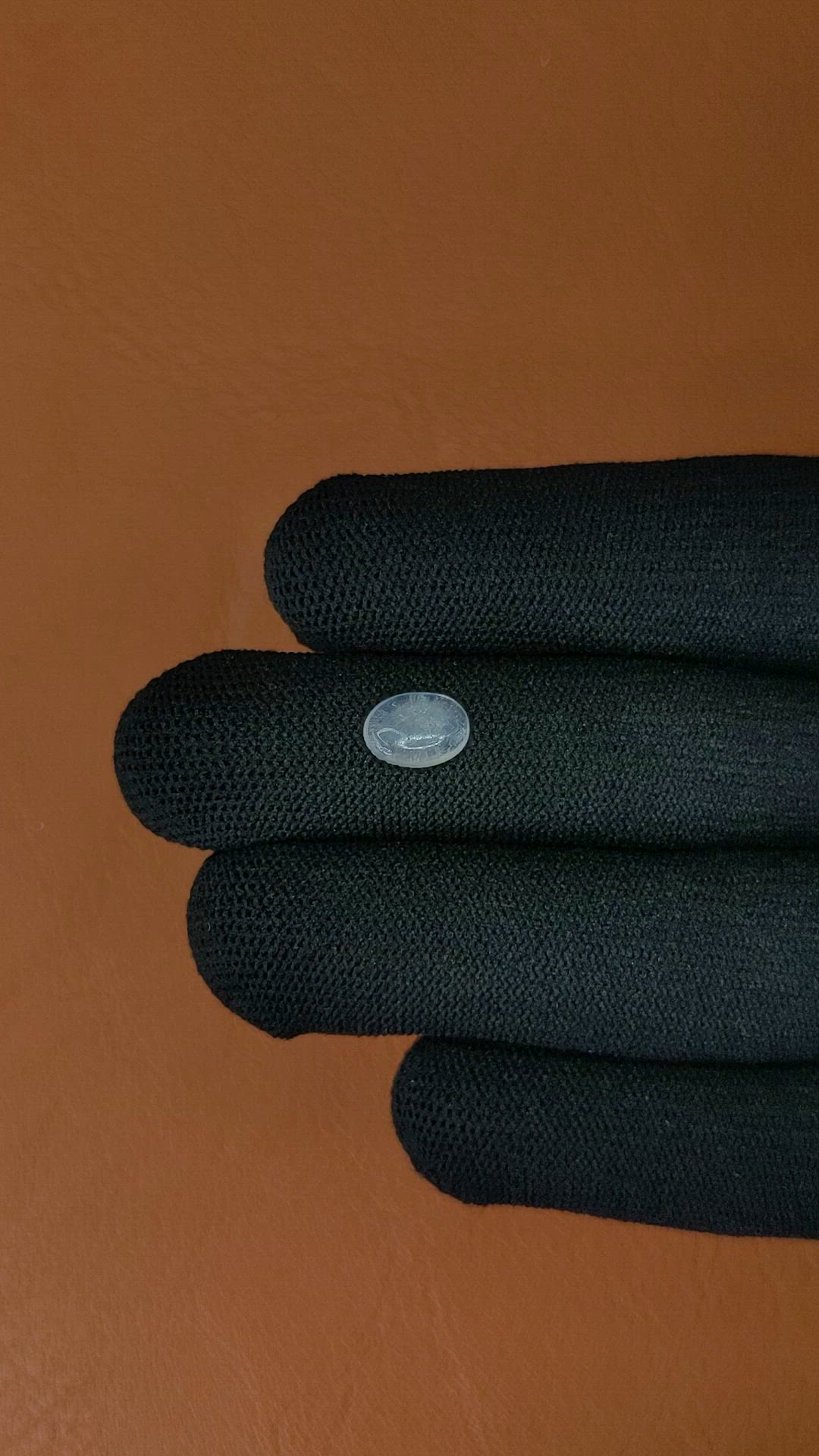 1.12 Ct. Blue Flash Cabochon Moonstone from Ceylon (Sri Lanka) Size Video