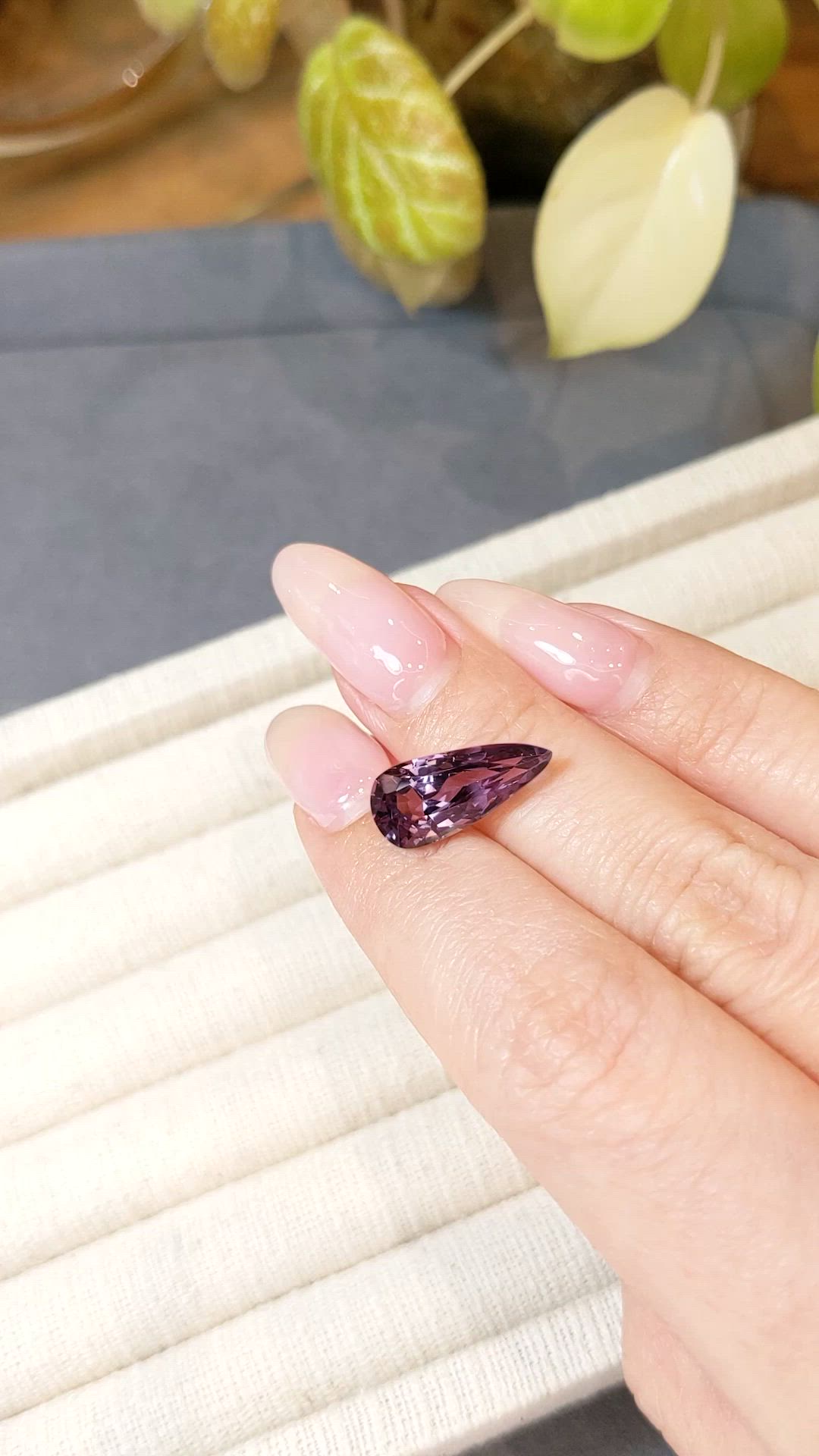 5.28 Ct. Purple Spinel from Burma (Myanmar) Size Video