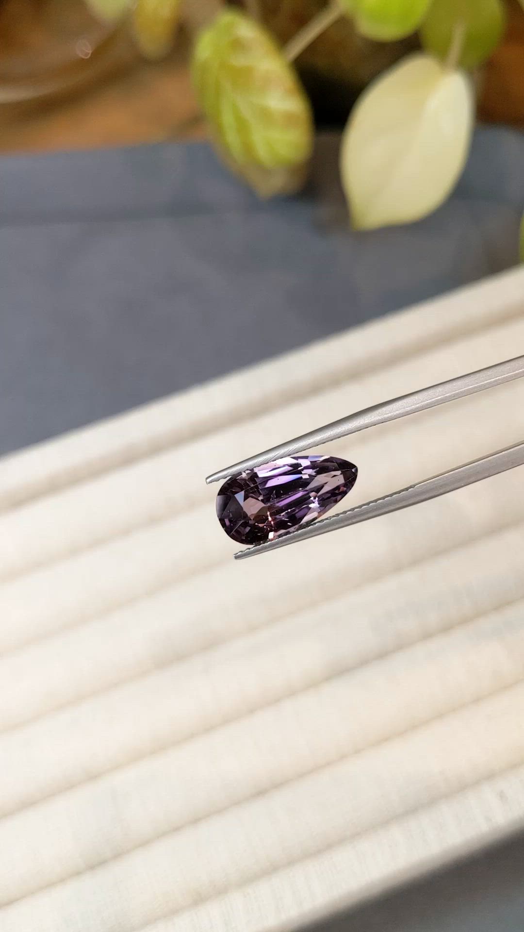 5.33 Ct. Purple Spinel from Burma (Myanmar) Size Video