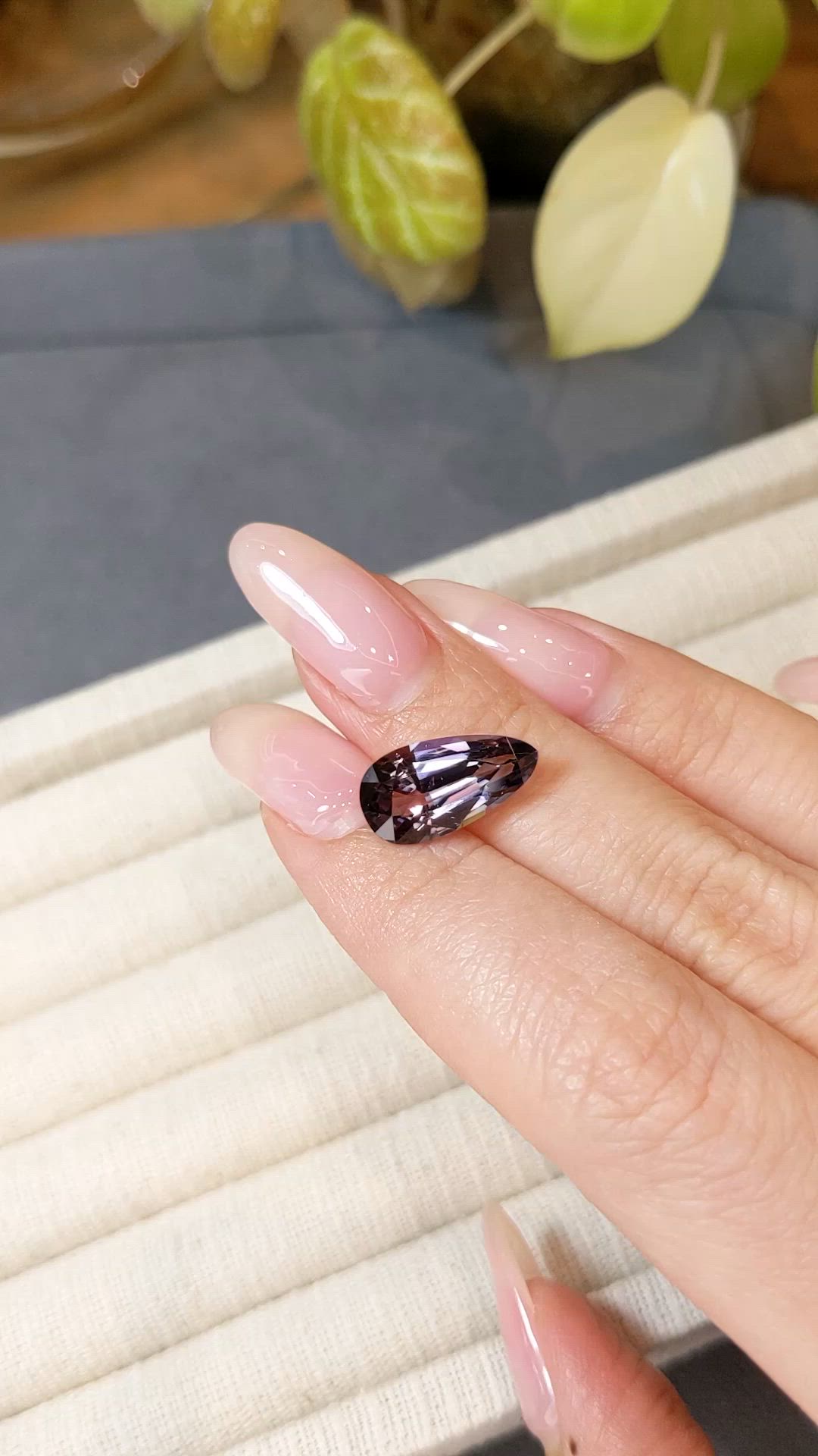 5.33 Ct. Purple Spinel from Burma (Myanmar) Size Video