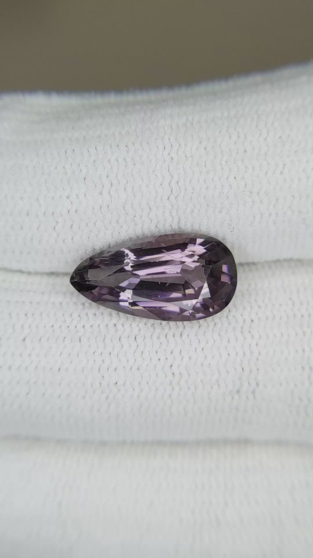 5.33 Ct. Purple Spinel from Burma (Myanmar) Size Video
