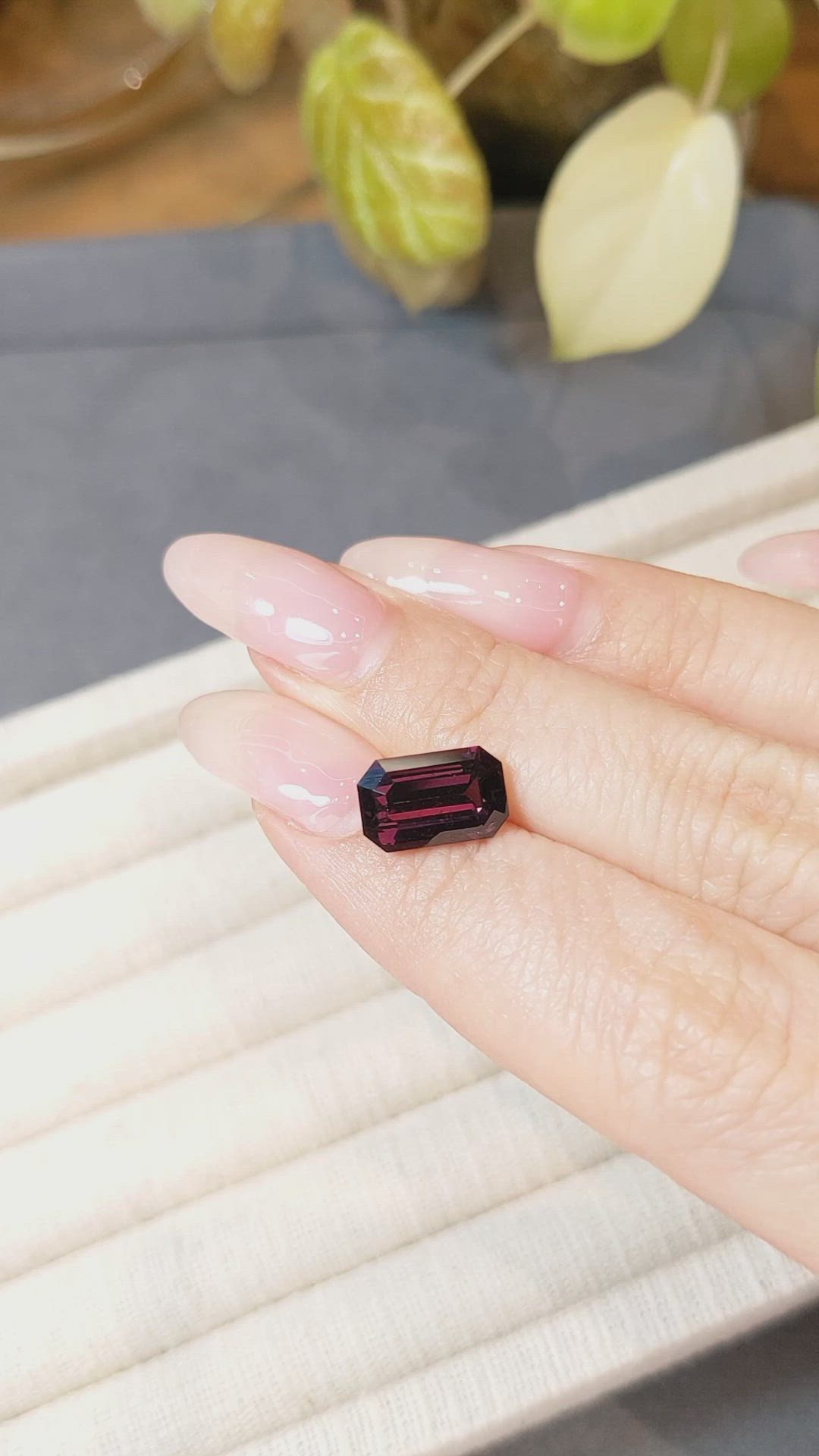 3.68 Ct. Purplish Pink Spinel from Burma (Myanmar) Size Video