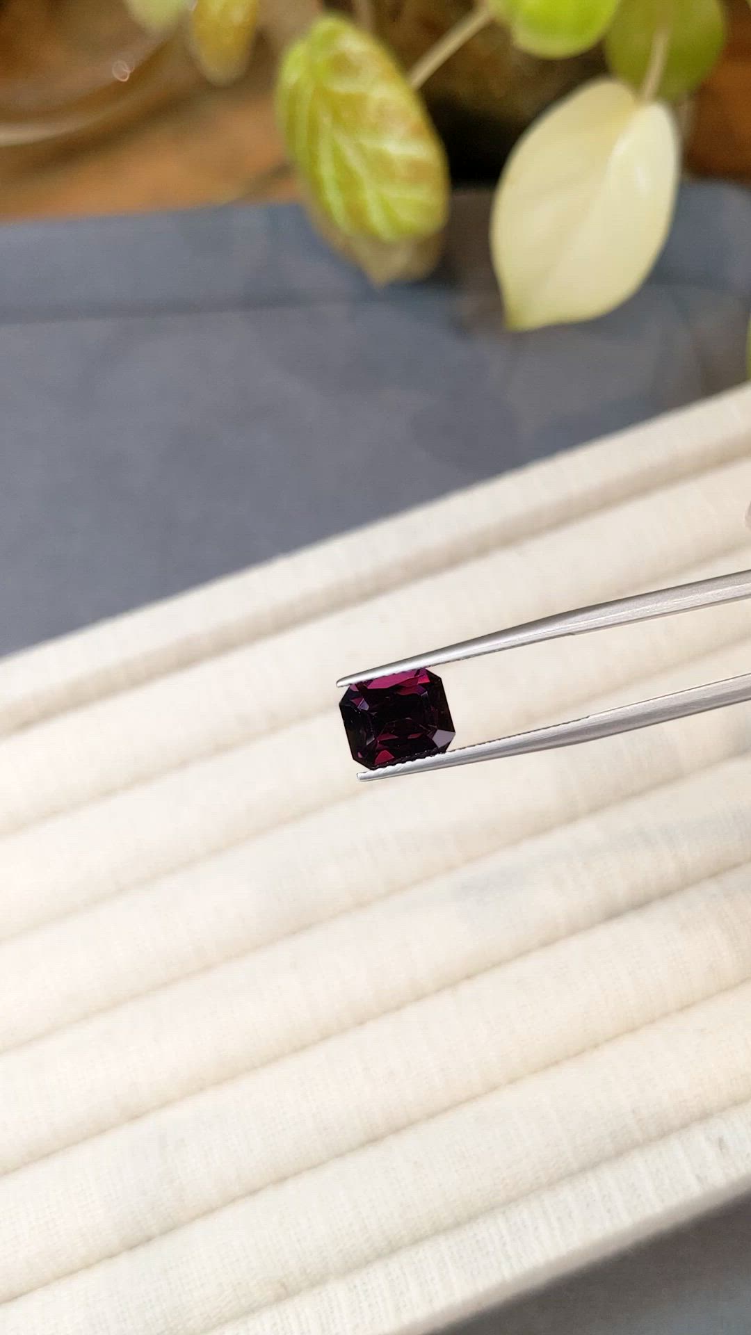 2.97 Ct. Pinkish Purple Spinel from Burma (Myanmar) Size Video
