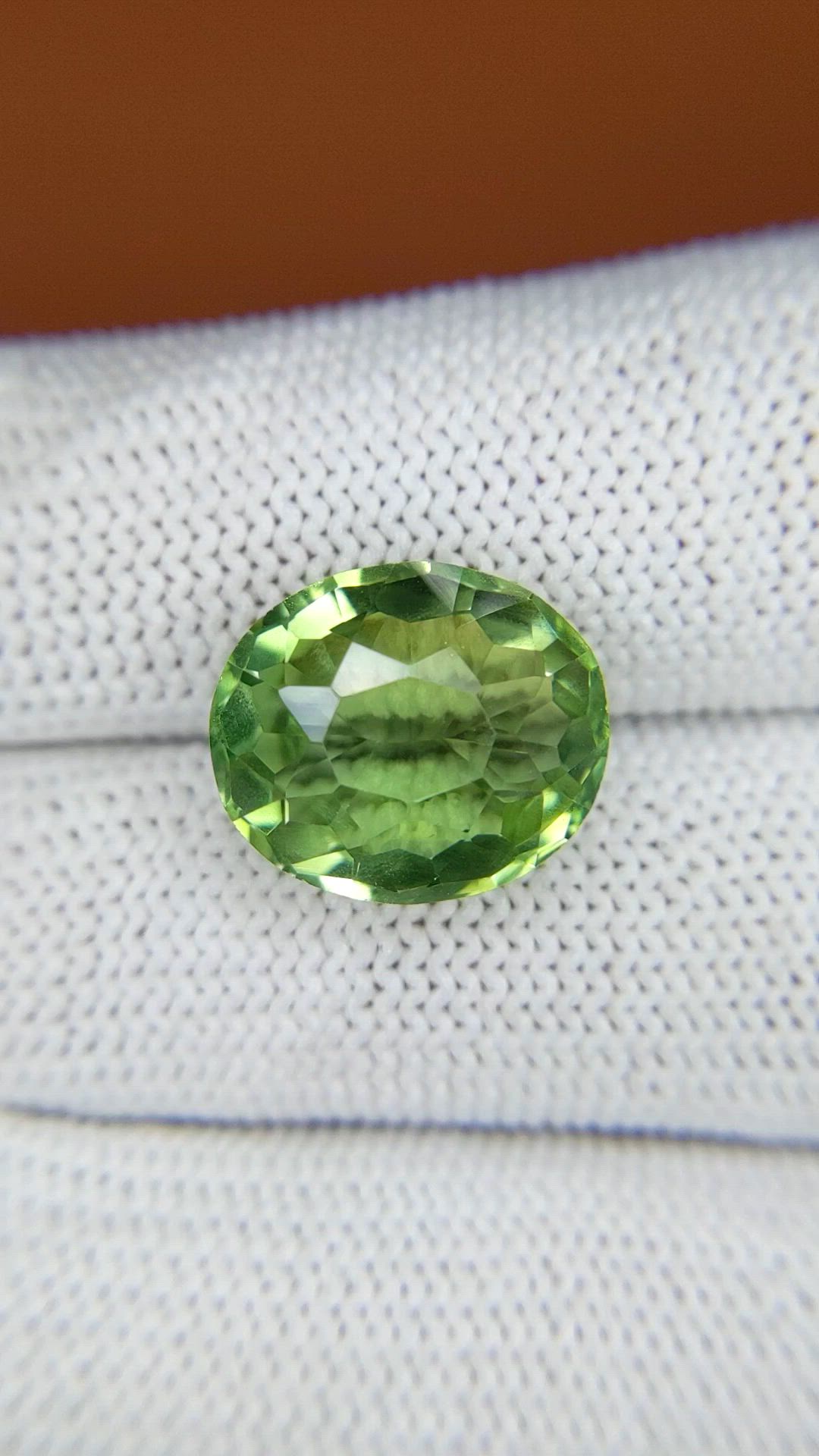 7.89 Ct. Green Prasiolite from Madagascar Size Video