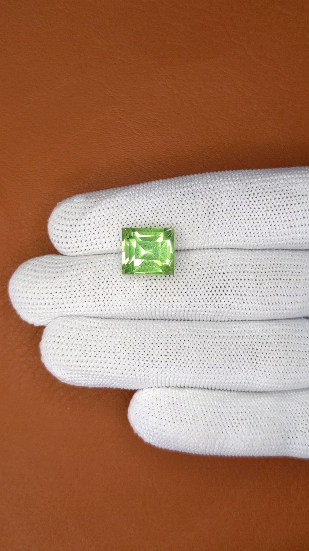 8.30 Ct. Green Prasiolite from Madagascar Size Video