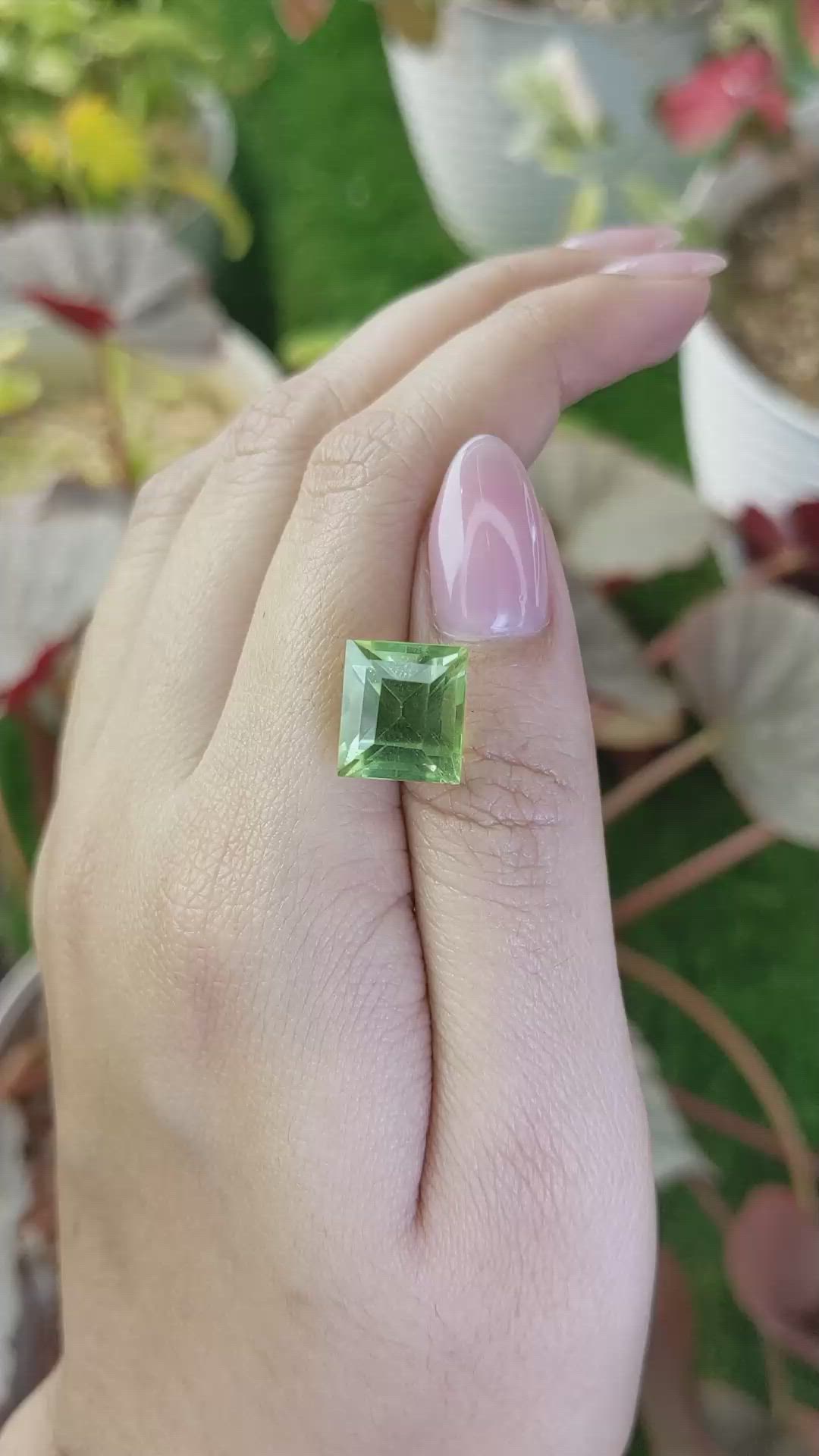 8.30 Ct. Green Prasiolite from Madagascar Size Video