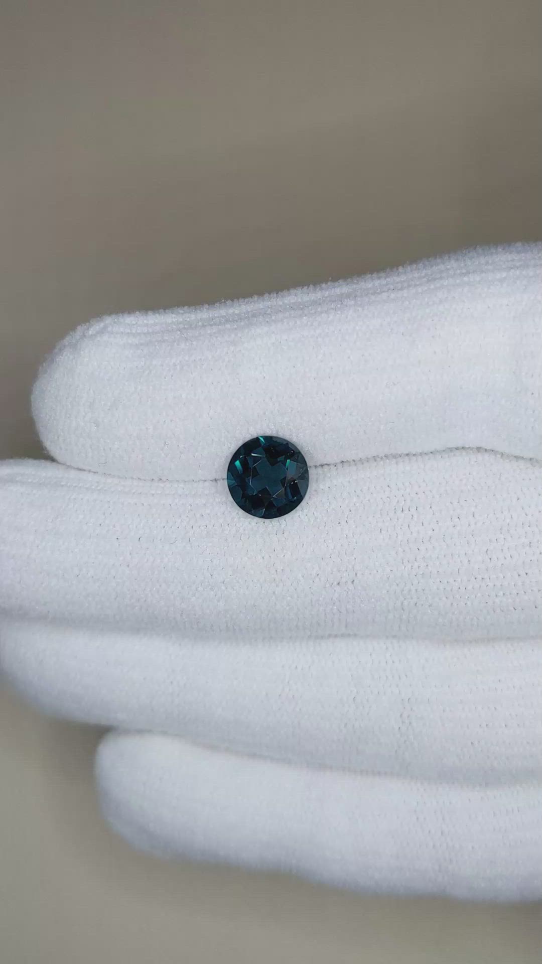 2.12 Ct. Purplish Blue Spinel from Burma (Myanmar) Size Video