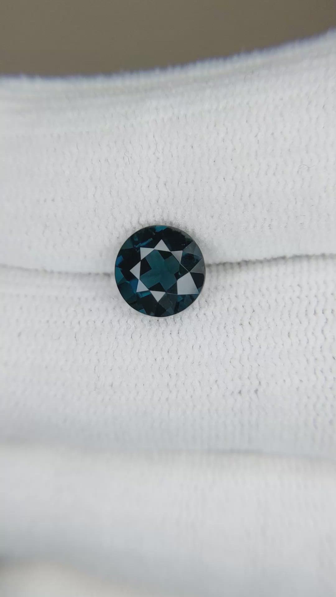 2.12 Ct. Purplish Blue Spinel from Burma (Myanmar) Size Video