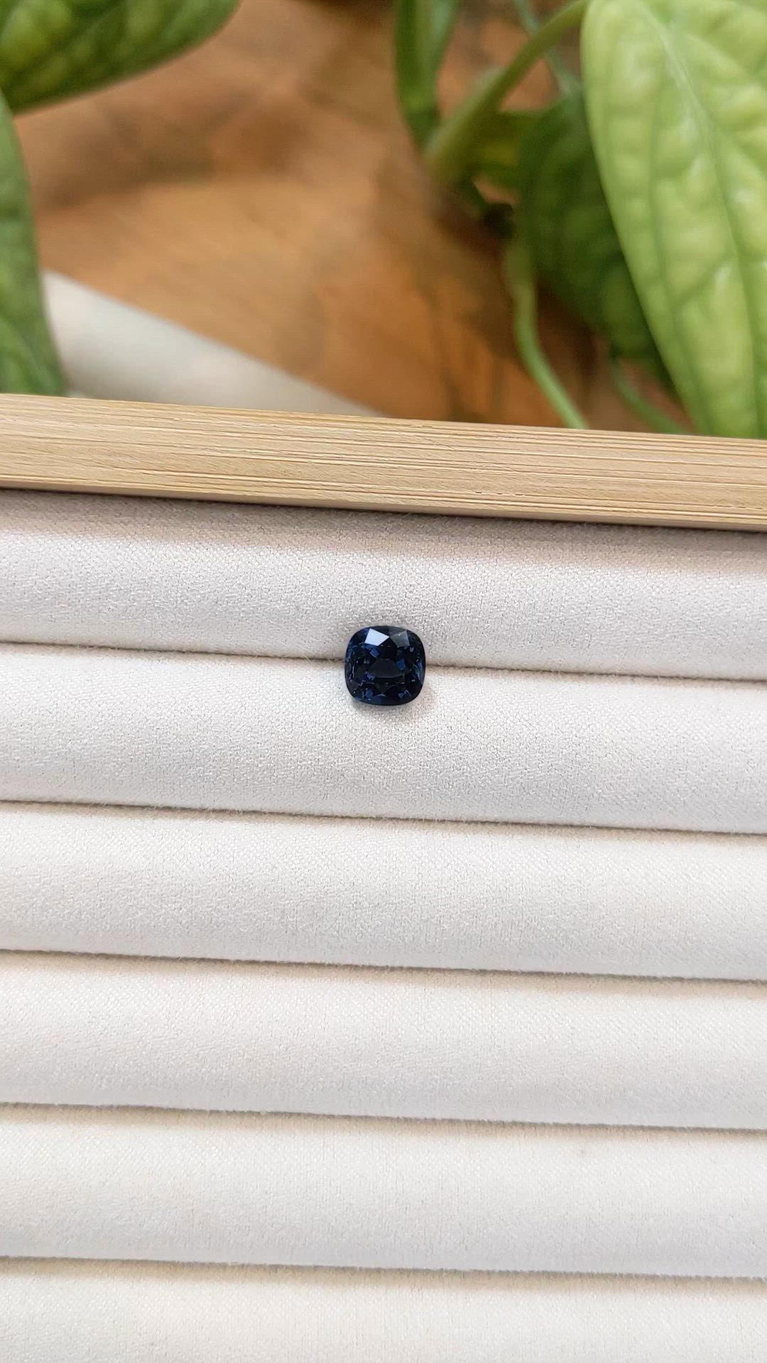 3.46 Ct. Purplish Blue Spinel from Burma (Myanmar) Size Video
