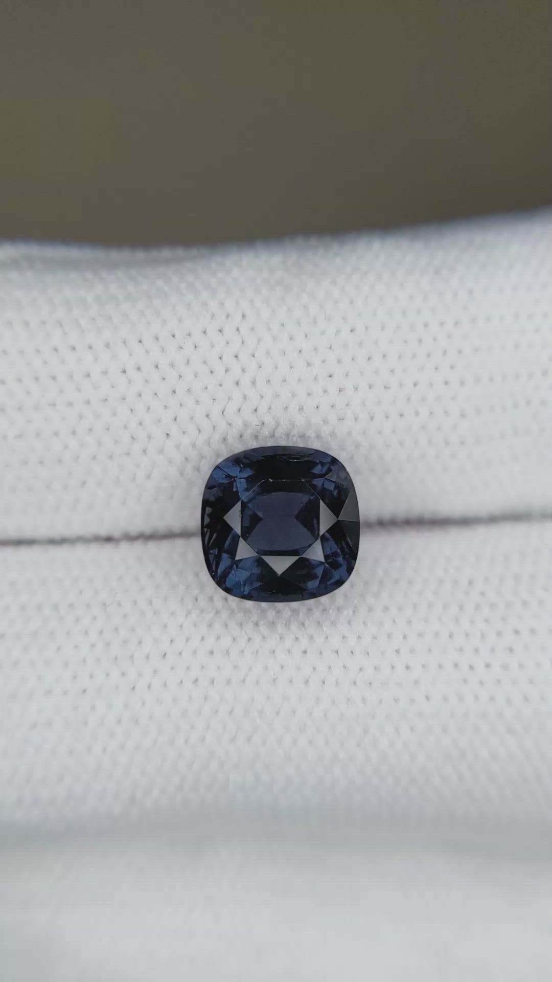 3.46 Ct. Purplish Blue Spinel from Burma (Myanmar) Size Video