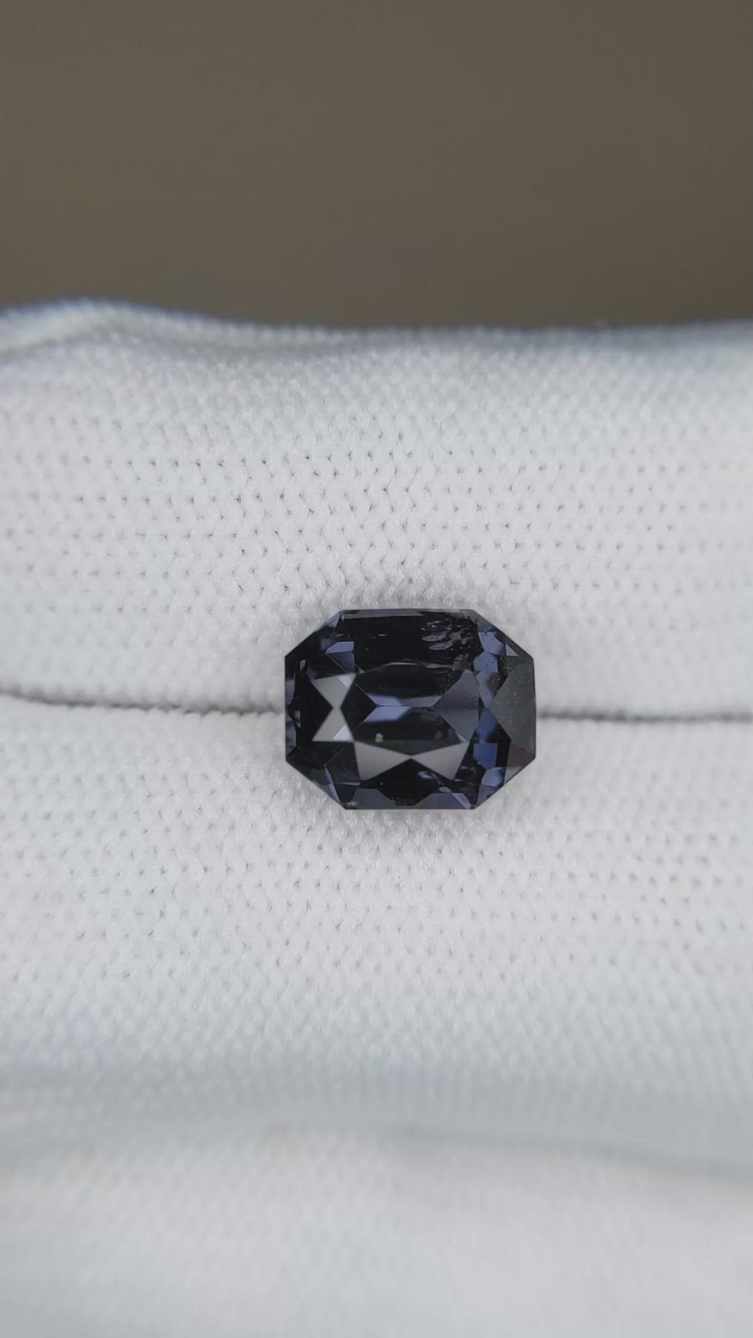 4.11 Ct. Purplish Blue Spinel from Burma (Myanmar) Size Video