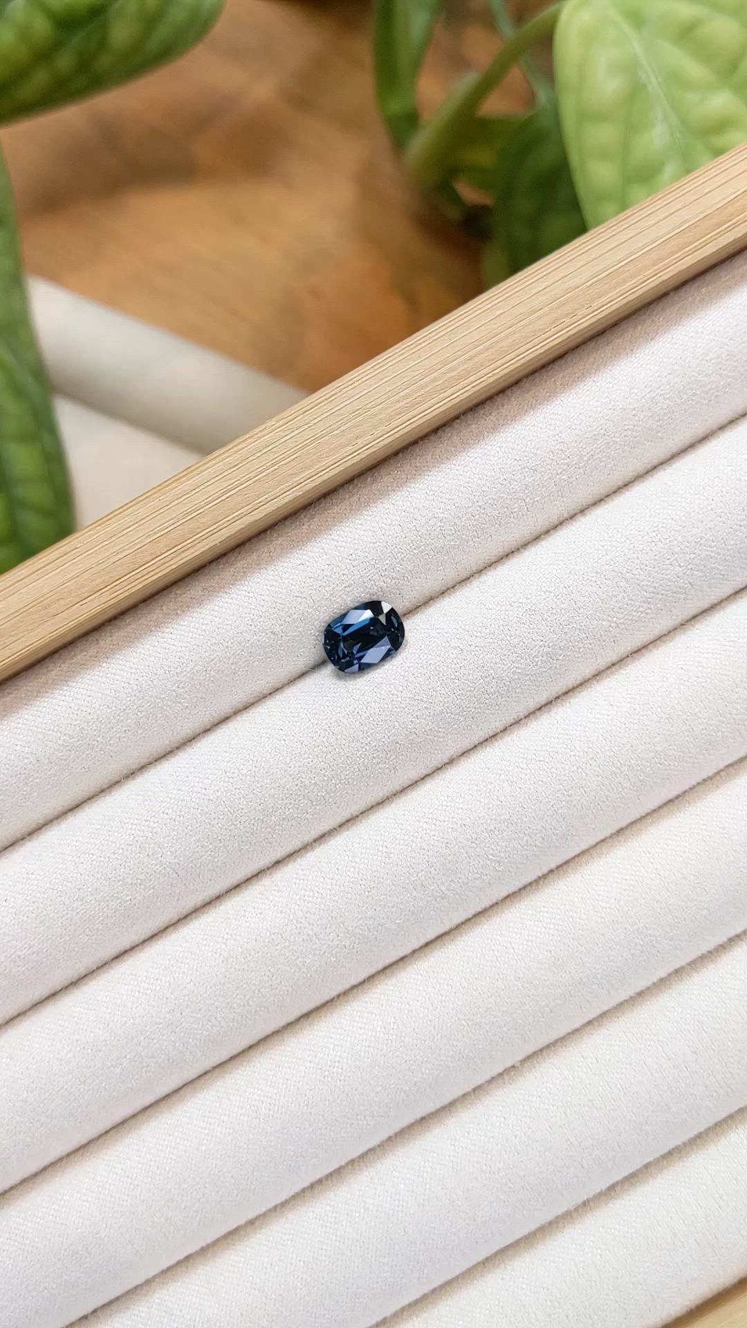 2.17 Ct. Blue Spinel from Burma (Myanmar) Size Video