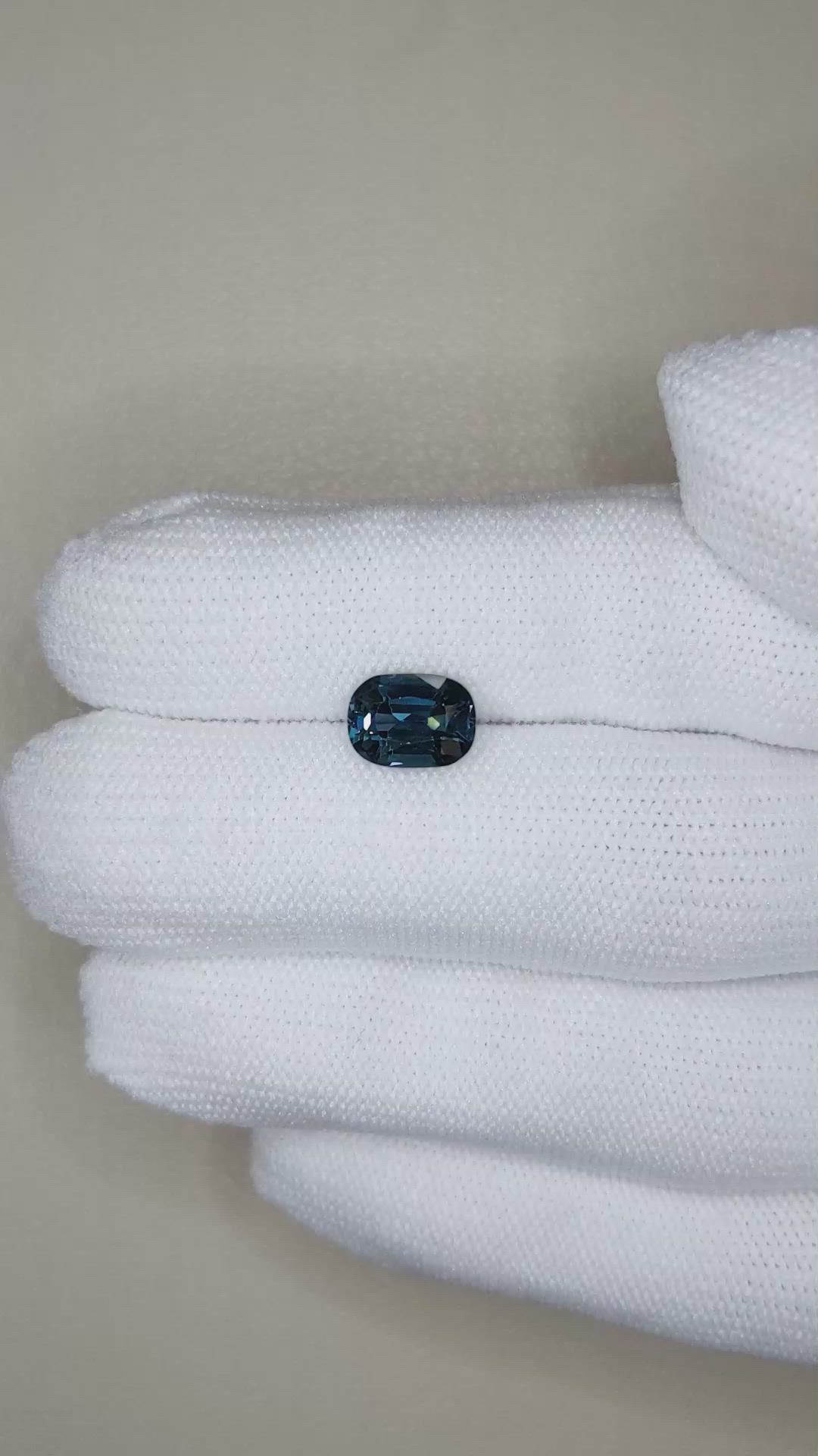 2.17 Ct. Blue Spinel from Burma (Myanmar) Size Video