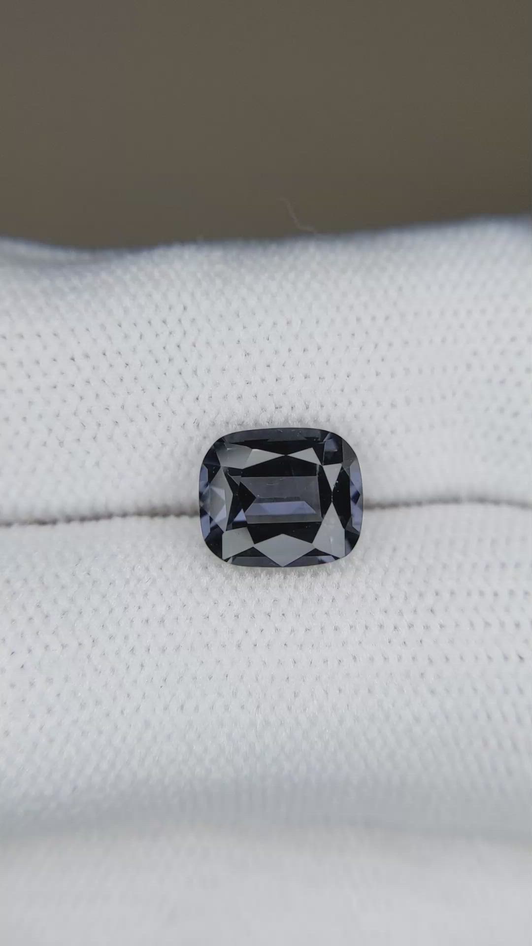 2.27 Ct. Greyish Violet Spinel from Burma (Myanmar) Size Video