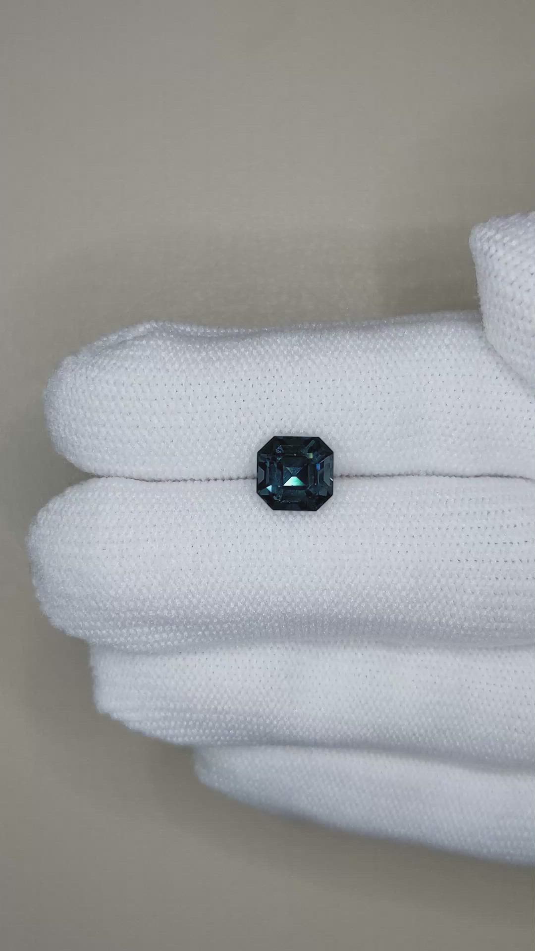 2.63 Ct. Purplish Blue Spinel from Burma (Myanmar) Size Video