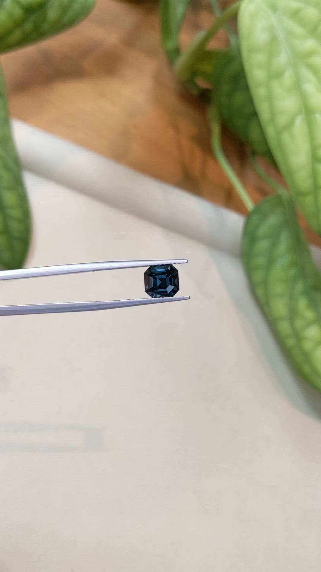 2.63 Ct. Purplish Blue Spinel from Burma (Myanmar) Size Video