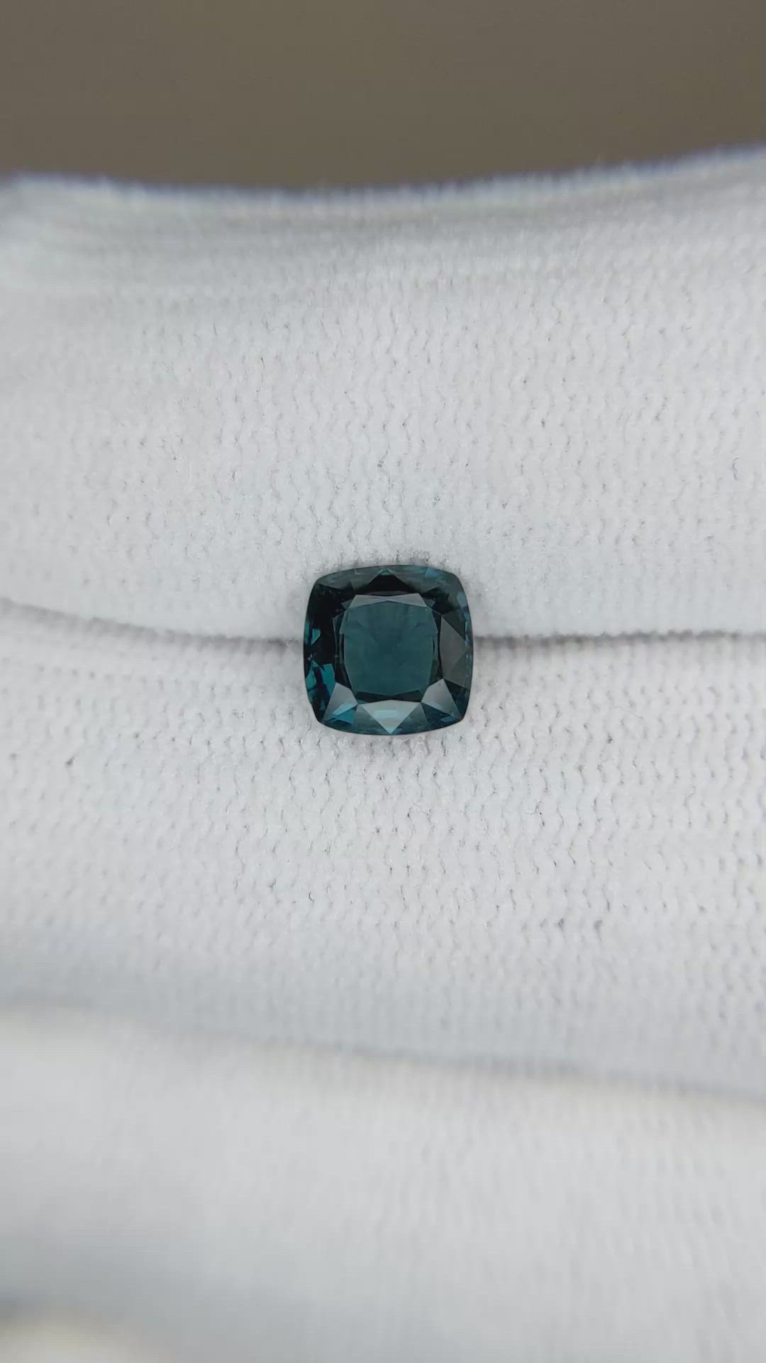 1.30 Ct. Greenish Blue Spinel from Burma (Myanmar) Size Video