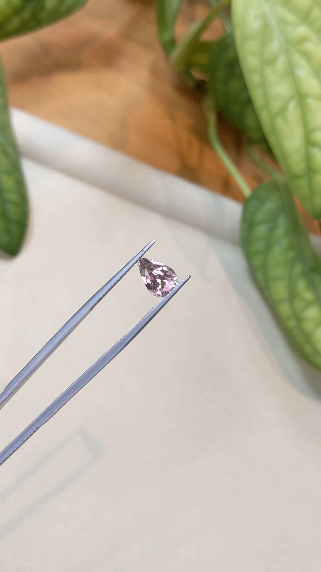 2.13 Ct. Pink Spinel from Burma (Myanmar) Size Video