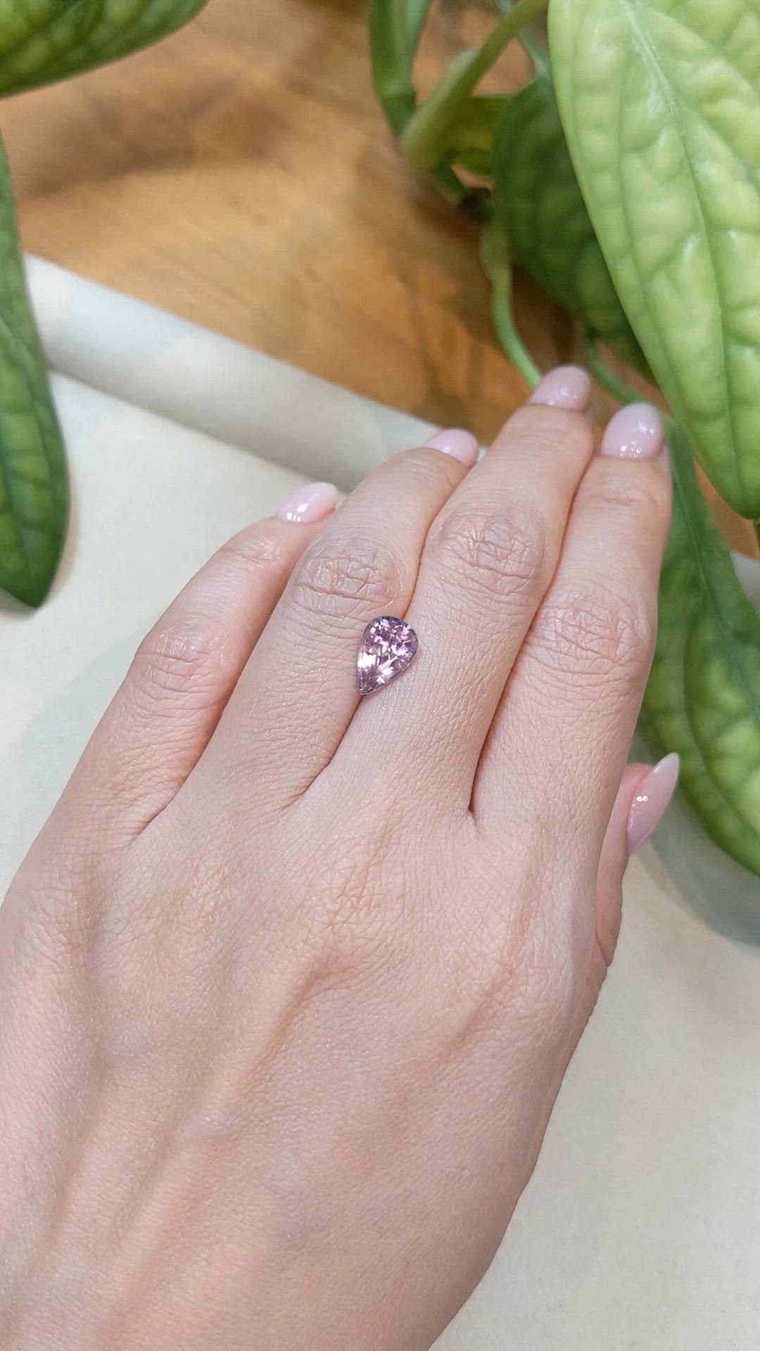 2.13 Ct. Pink Spinel from Burma (Myanmar) Size Video